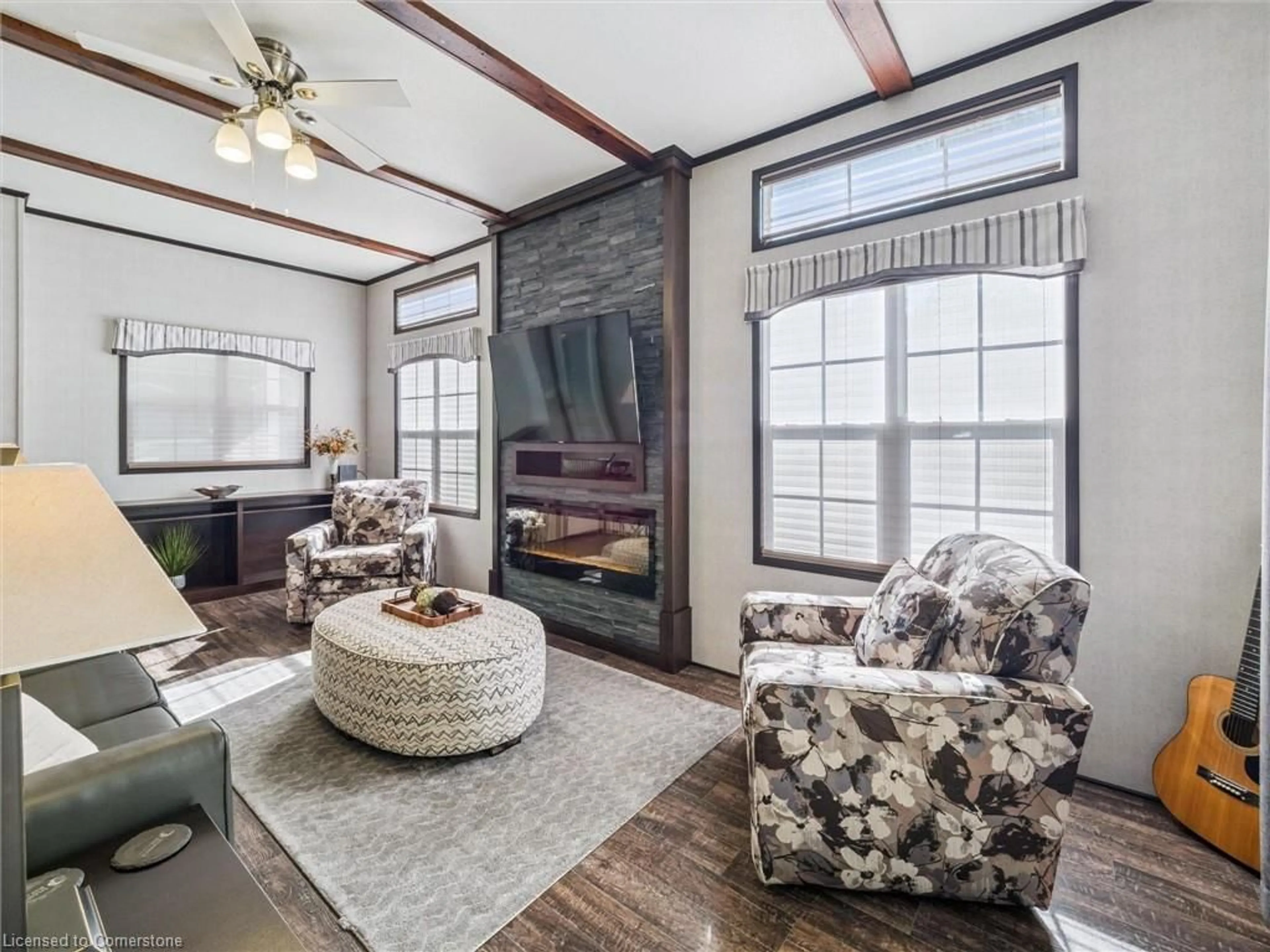 Living room with furniture, unknown for 1082 Shamrock Marina Rd #192, Severn Bridge Ontario P0E 1N0