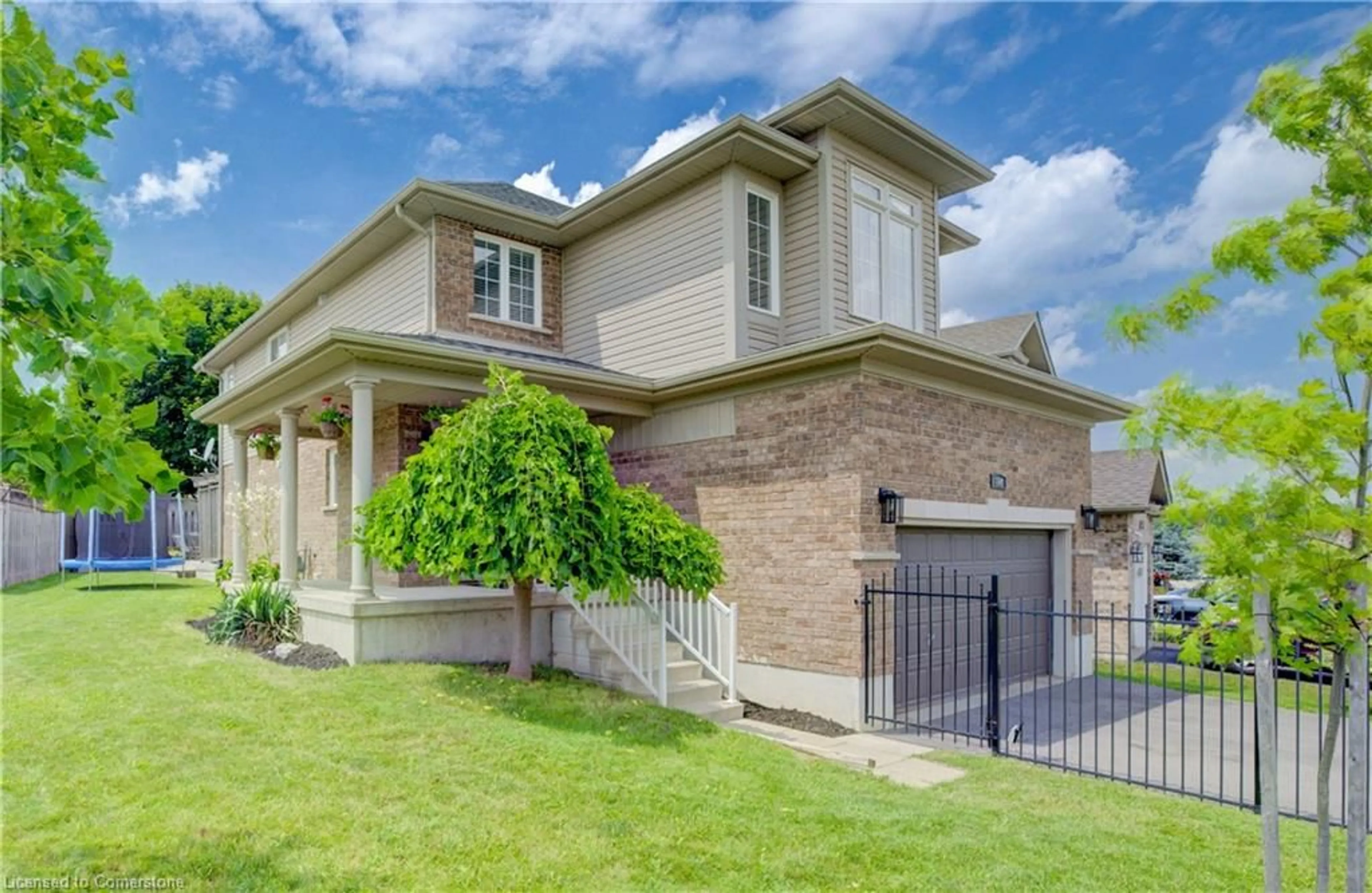 Home with brick exterior material, street for 104 Newcastle Dr, Kitchener Ontario N2R 1W4