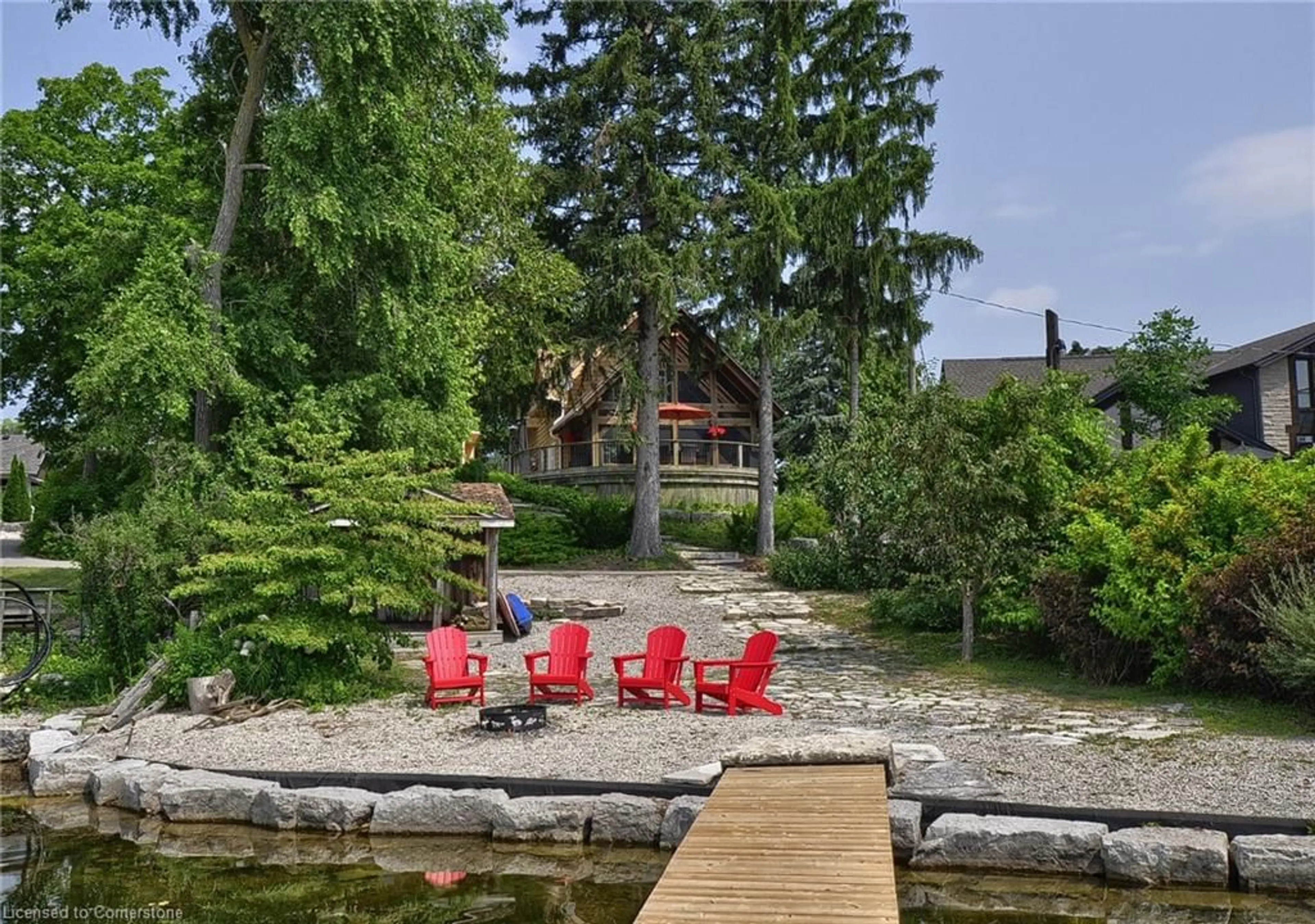 Patio, water/lake/river/ocean view for 6 Lake Ave, Puslinch Ontario N3C 2V4