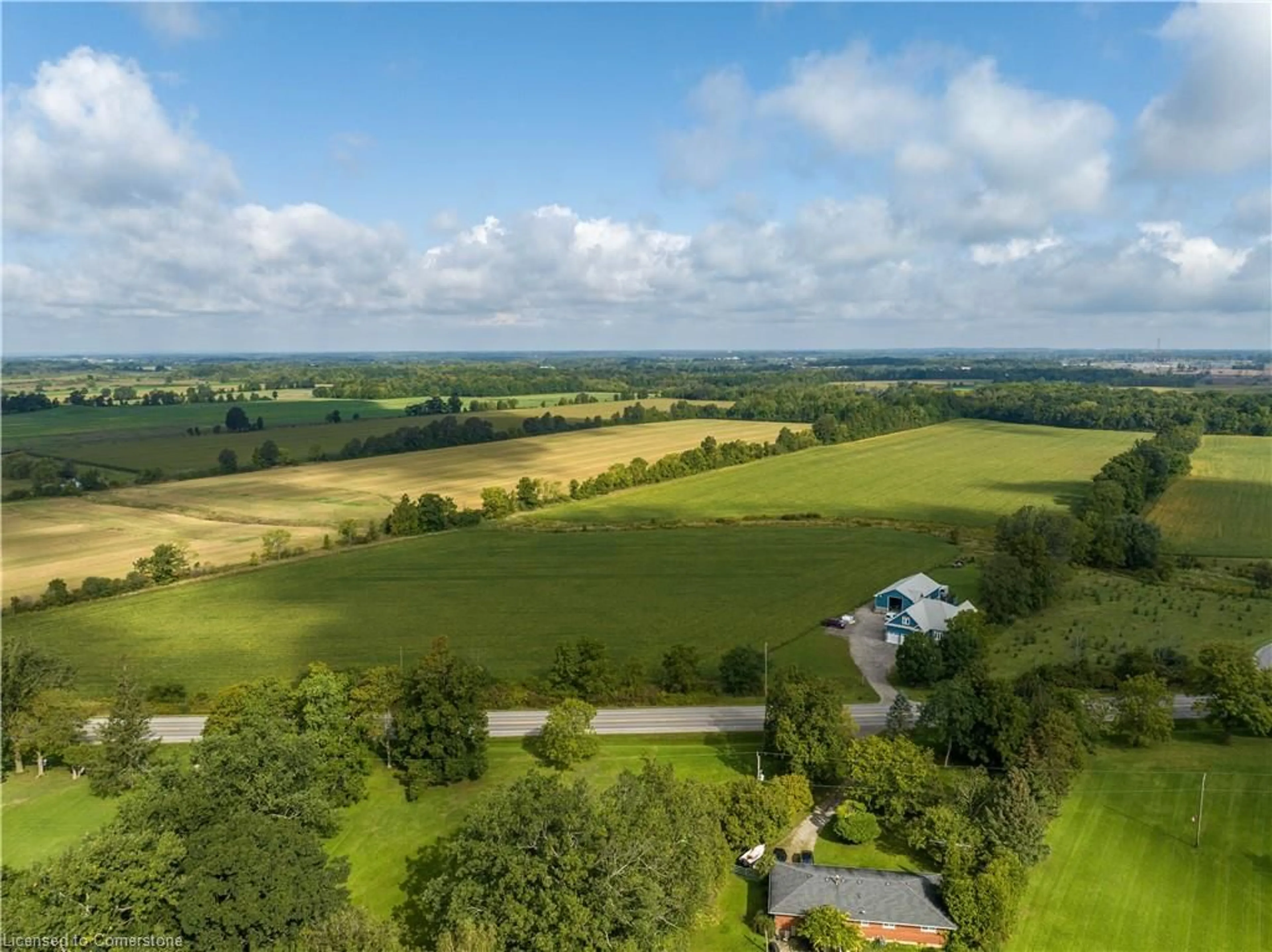 A pic from outside/outdoor area/front of a property/back of a property/a pic from drone, unknown for 1358 #54 Hwy, Caledonia Ontario N3W 2G9