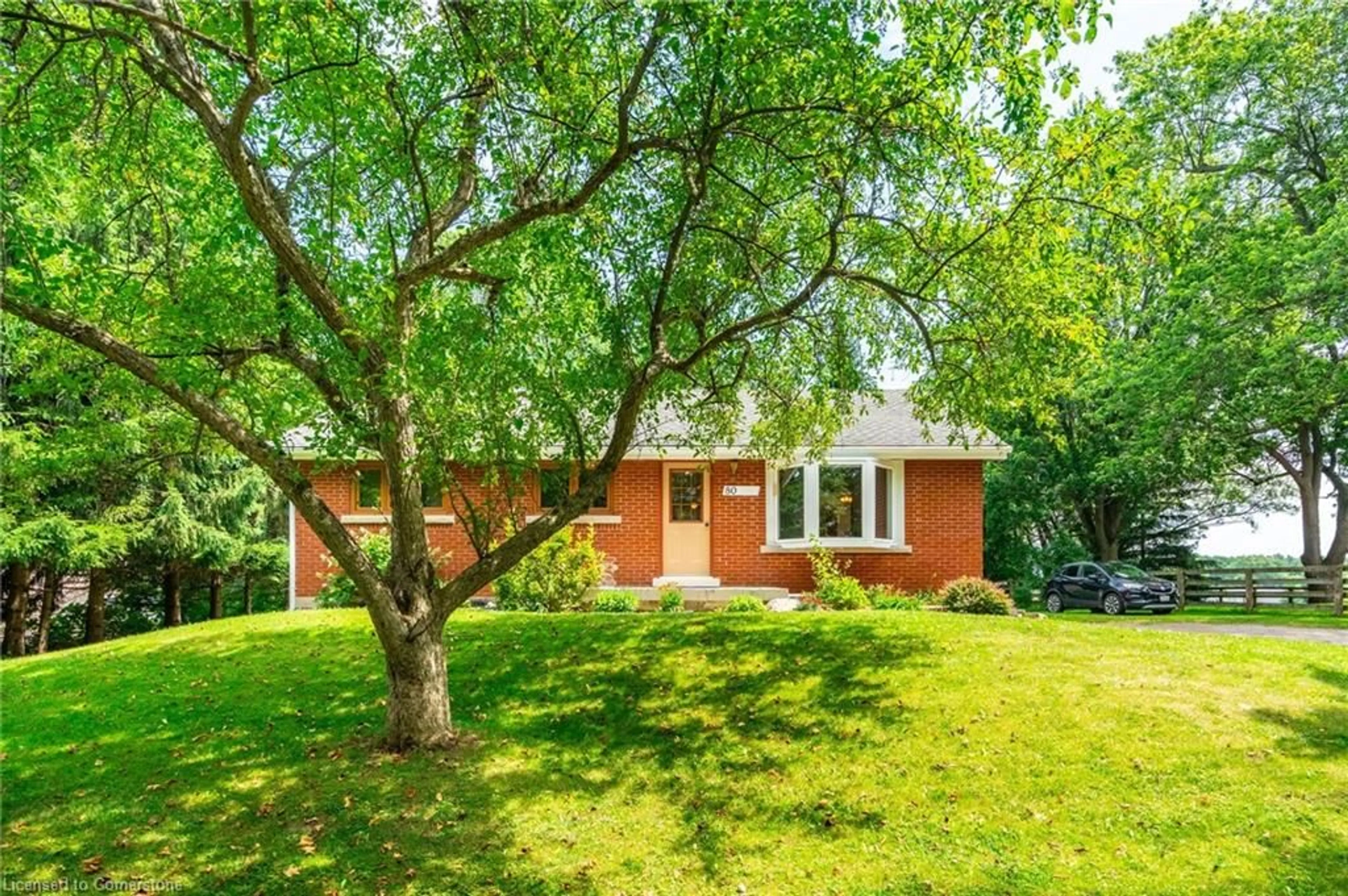 Home with brick exterior material, street for 80 7th Concession Rd, Millgrove Ontario L8B 1T3