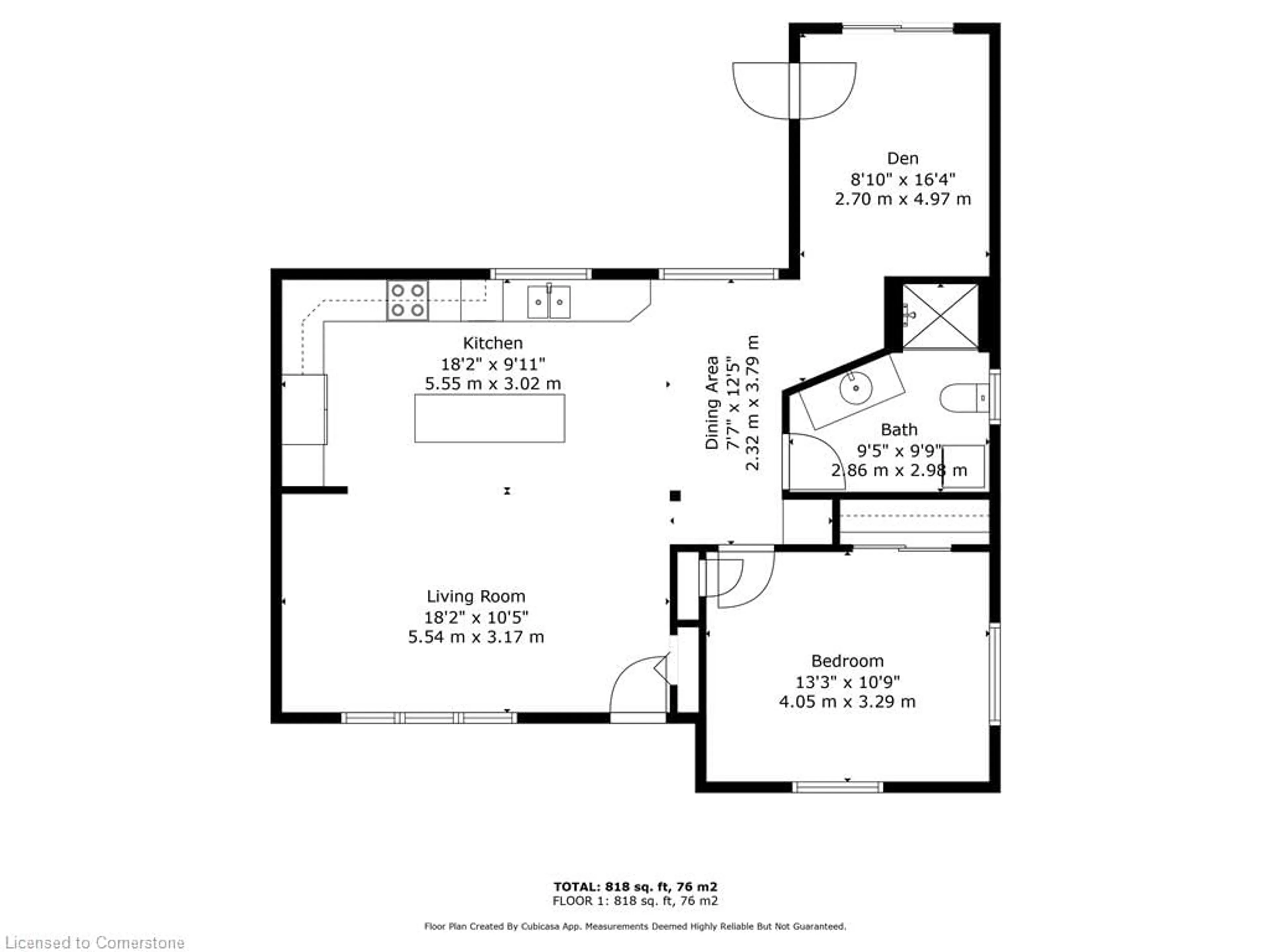 Floor plan for 831 Main St, Port Dover Ontario N0A 1N0