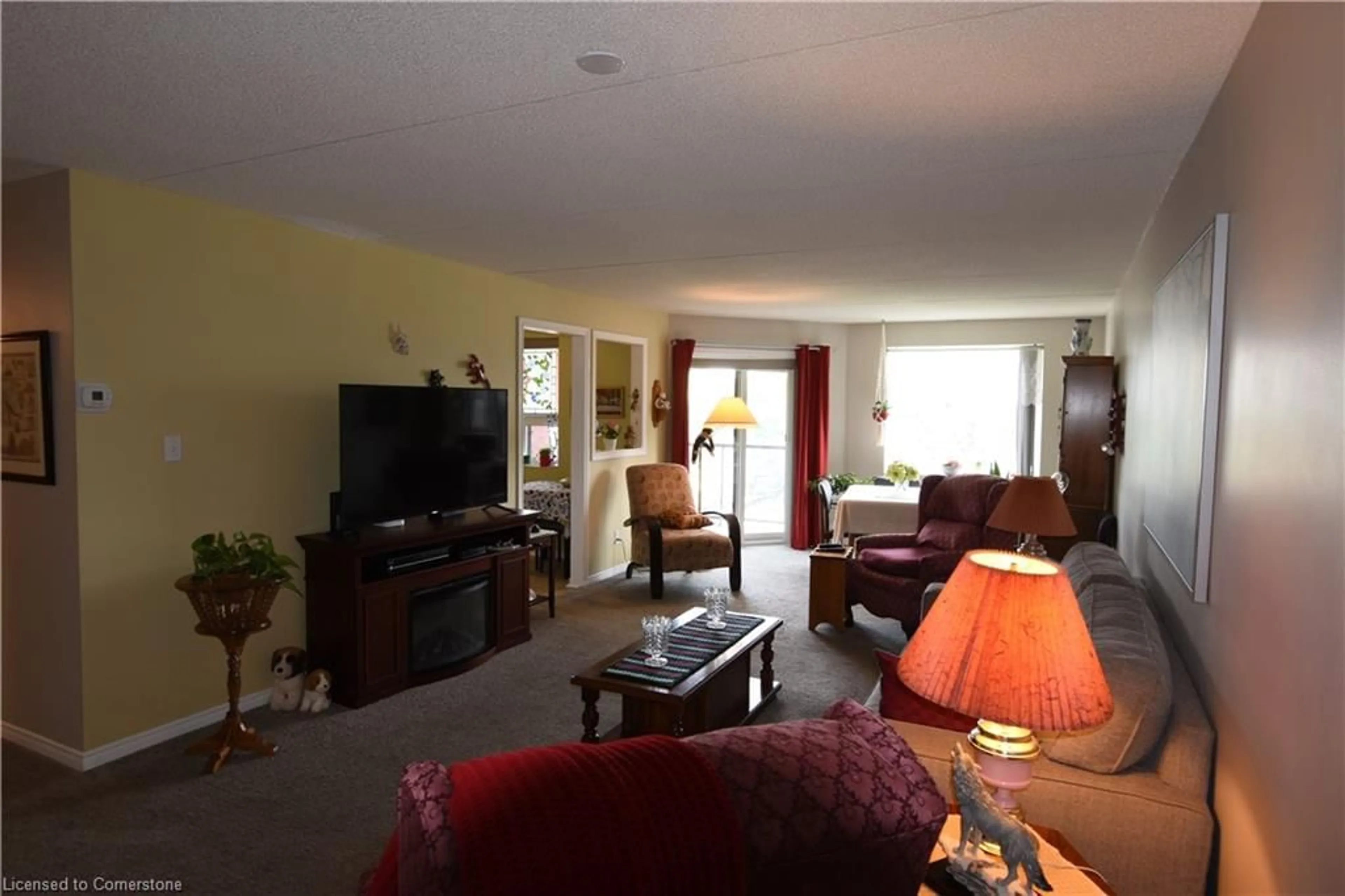 Living room with furniture, unknown for 5 Mill Pond Crt #403, Simcoe Ontario N3Y 5J6