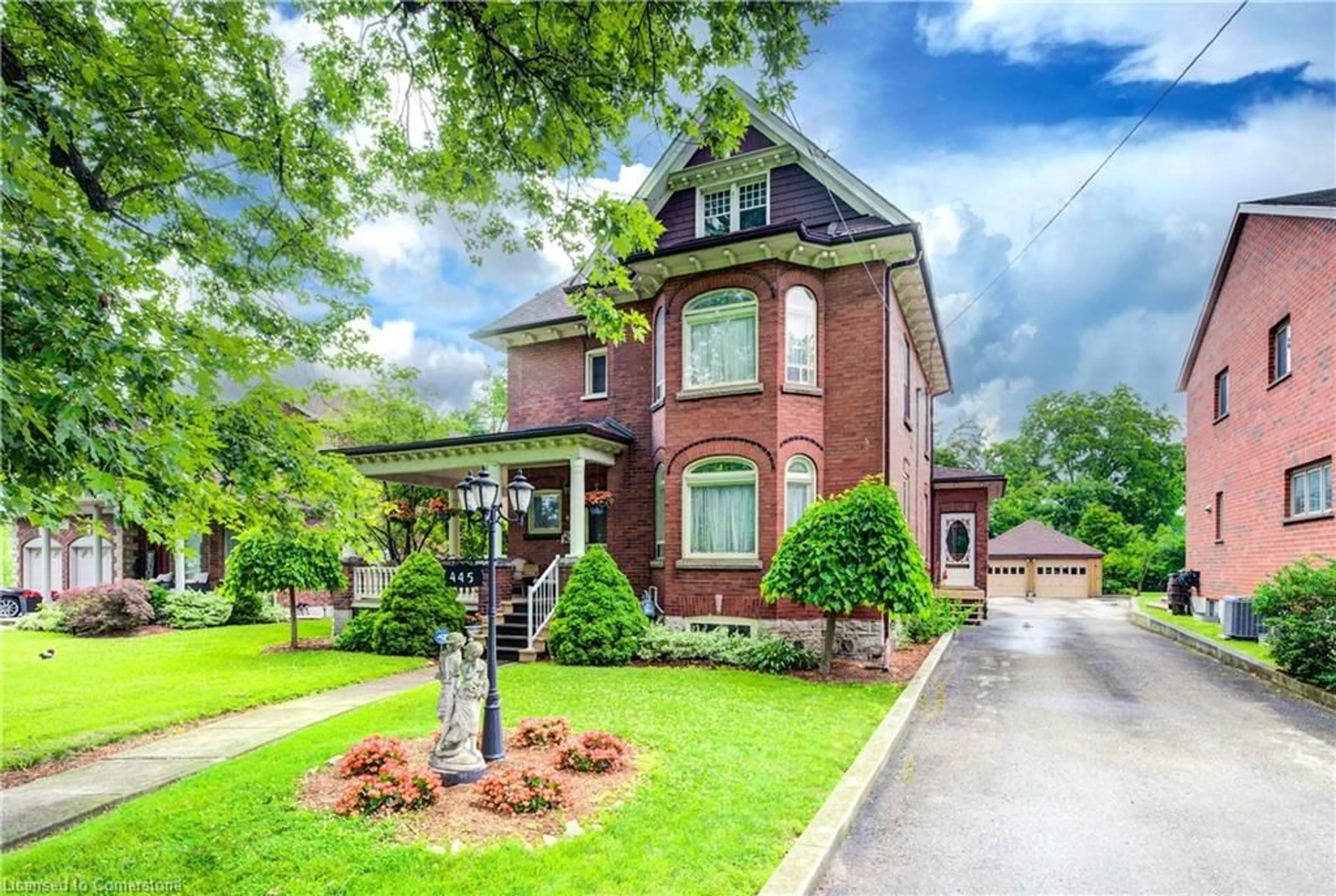 Home with brick exterior material, street for 445 Dover St, Cambridge Ontario N3H 1L1