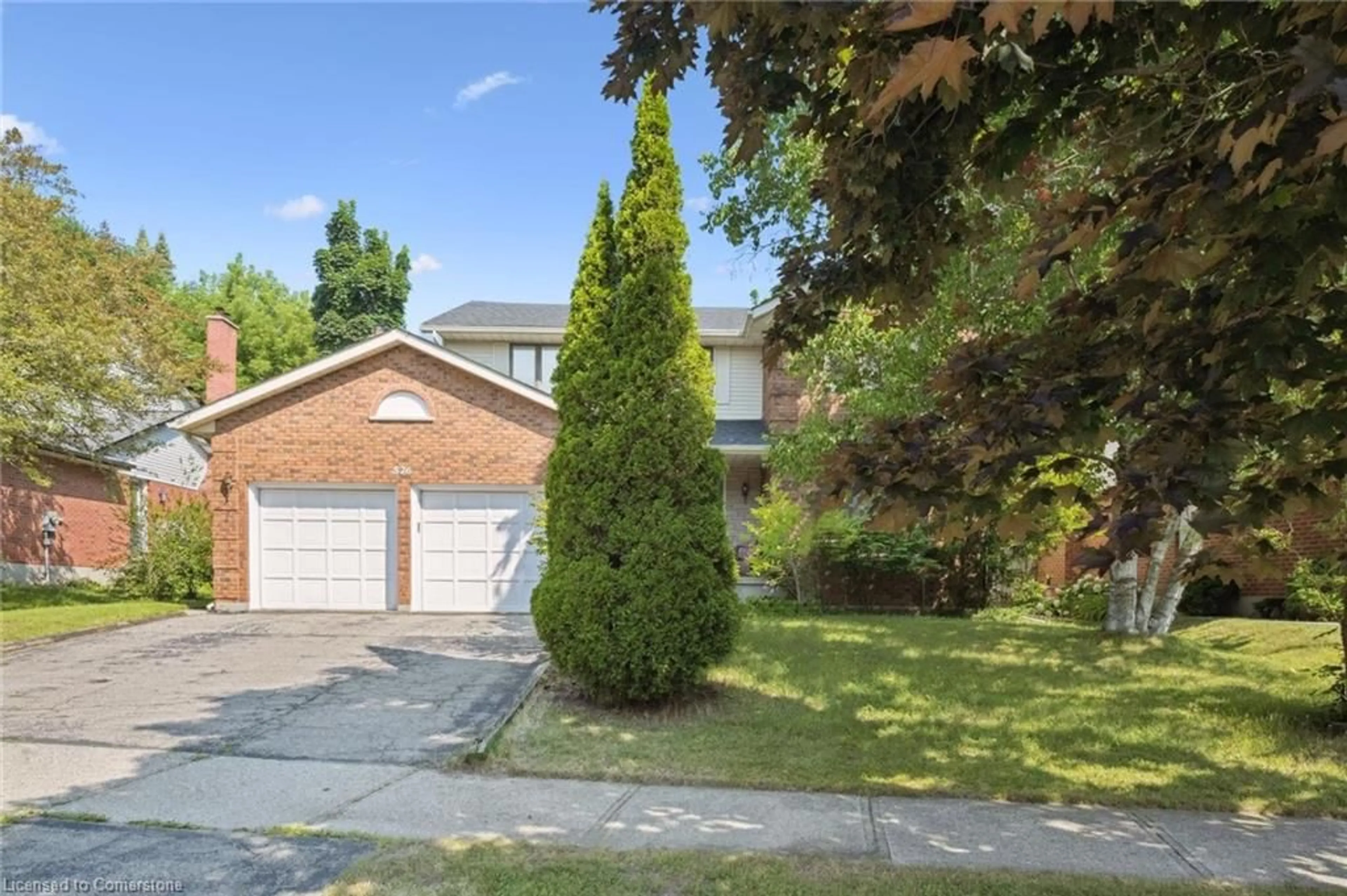 Home with brick exterior material, street for 576 Royal Beech Dr, Waterloo Ontario N2T 1Z8