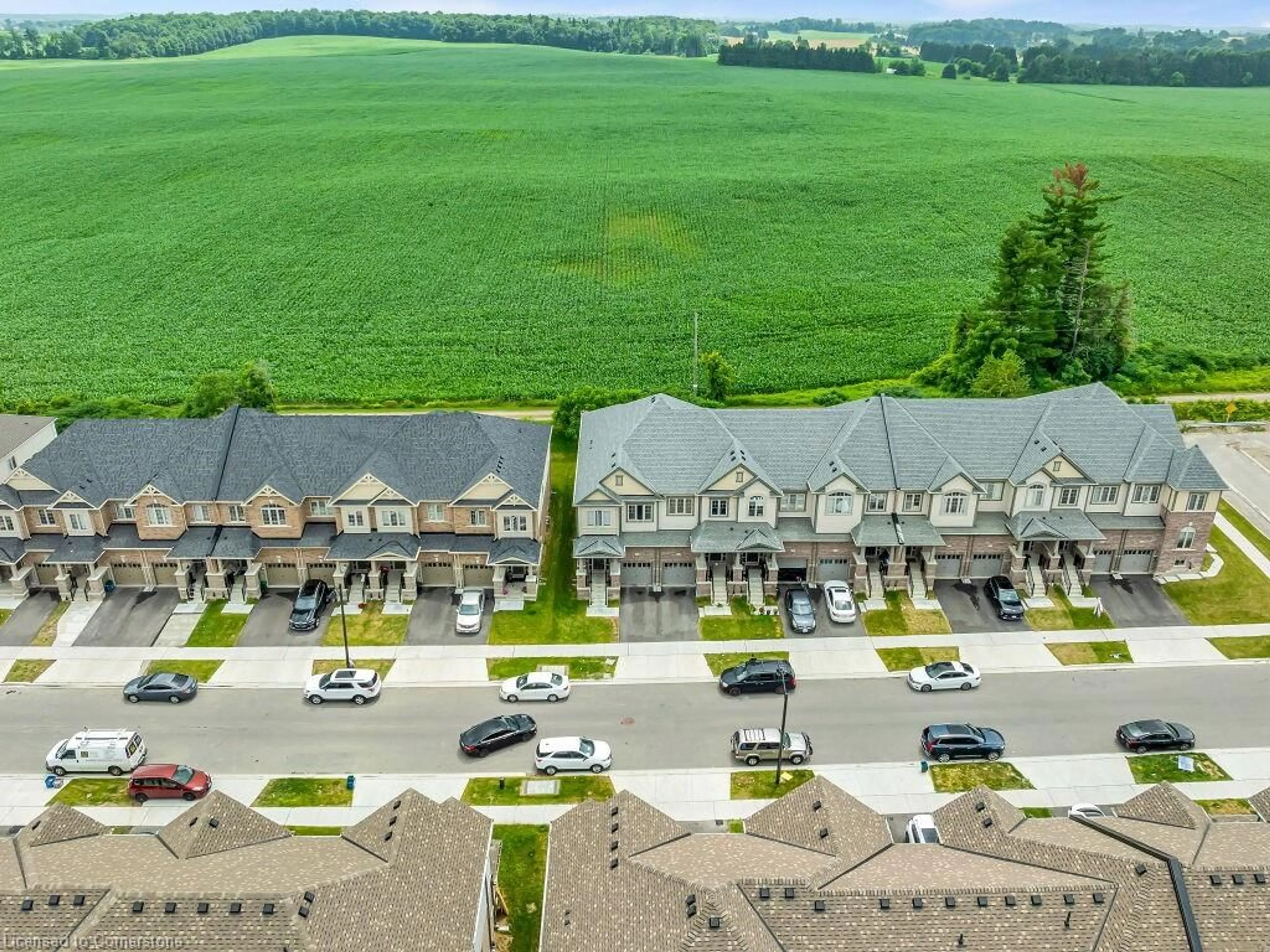 A pic from outside/outdoor area/front of a property/back of a property/a pic from drone, mountain view for 184 Broadacre Dr, Kitchener Ontario N2R 0S6