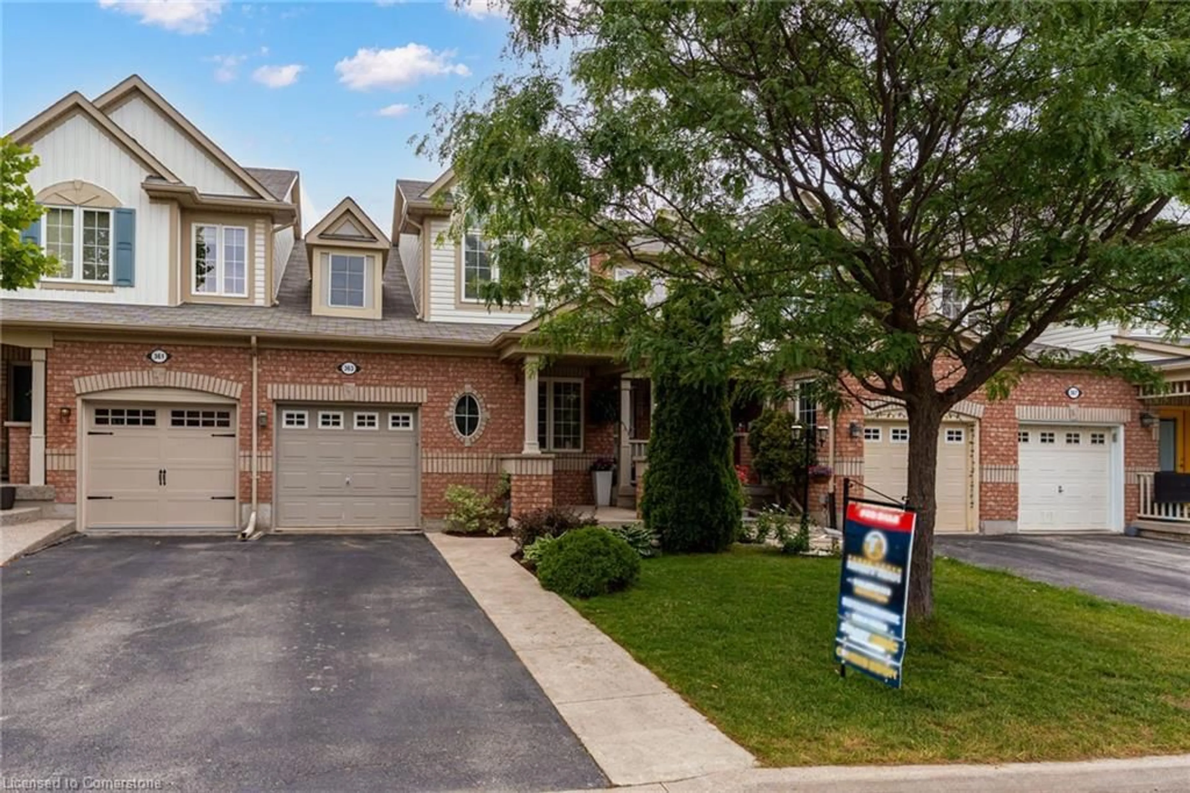 Home with brick exterior material, street for 363 Prosser Cir, Milton Ontario L9T 0P6