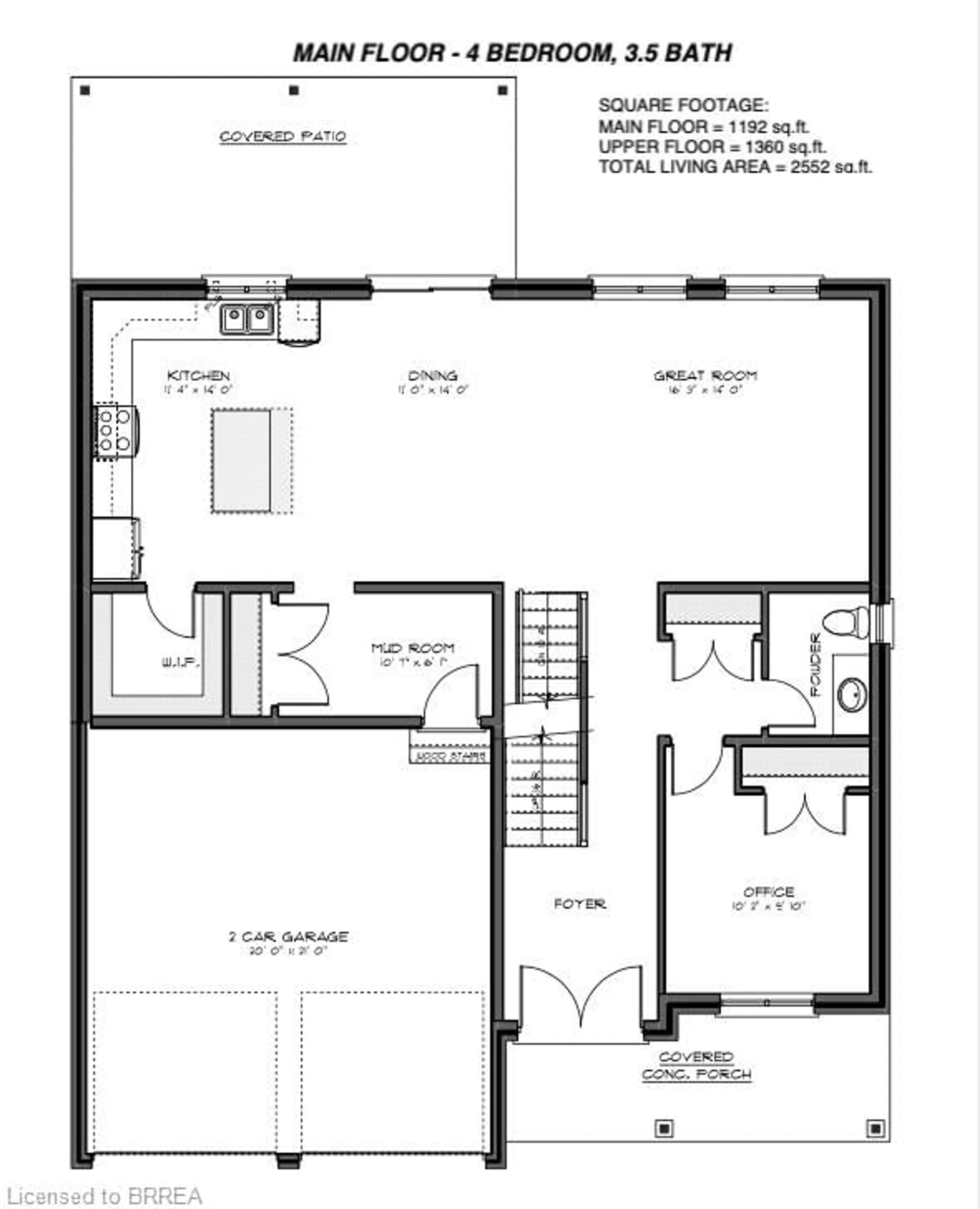 Floor plan for 102 Oak Ave, Paris Ontario N3L 0J6