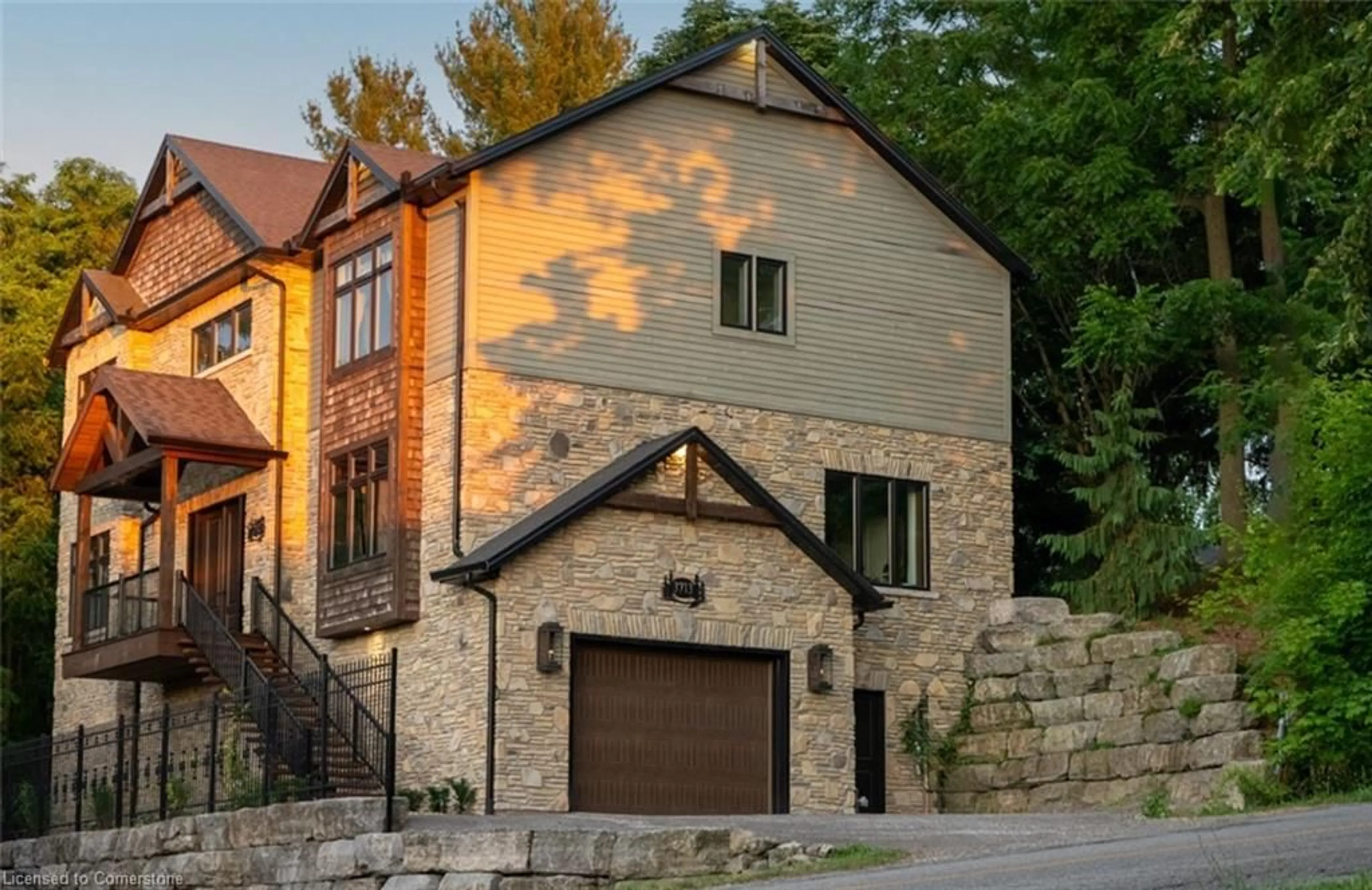 Home with brick exterior material, street for 3713 Nineteenth Street, Jordan Ontario L0R 1S0
