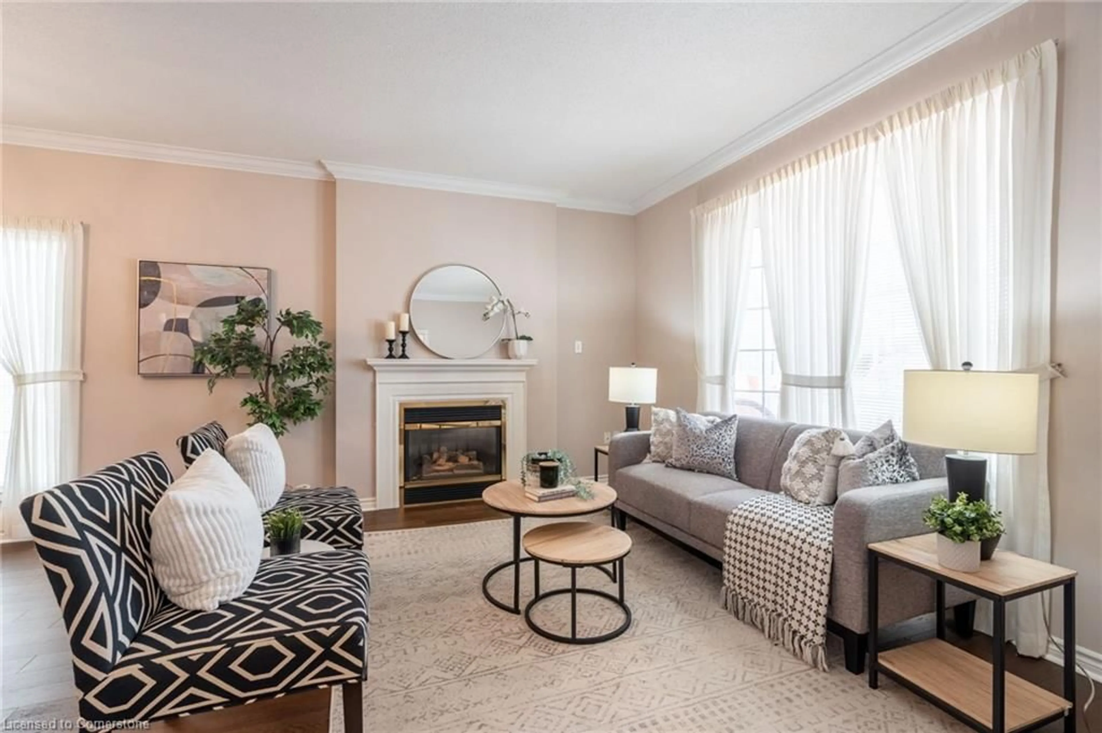 Living room with furniture, unknown for 281 Silverbirch Blvd #19, Mount Hope Ontario L0R 1W0