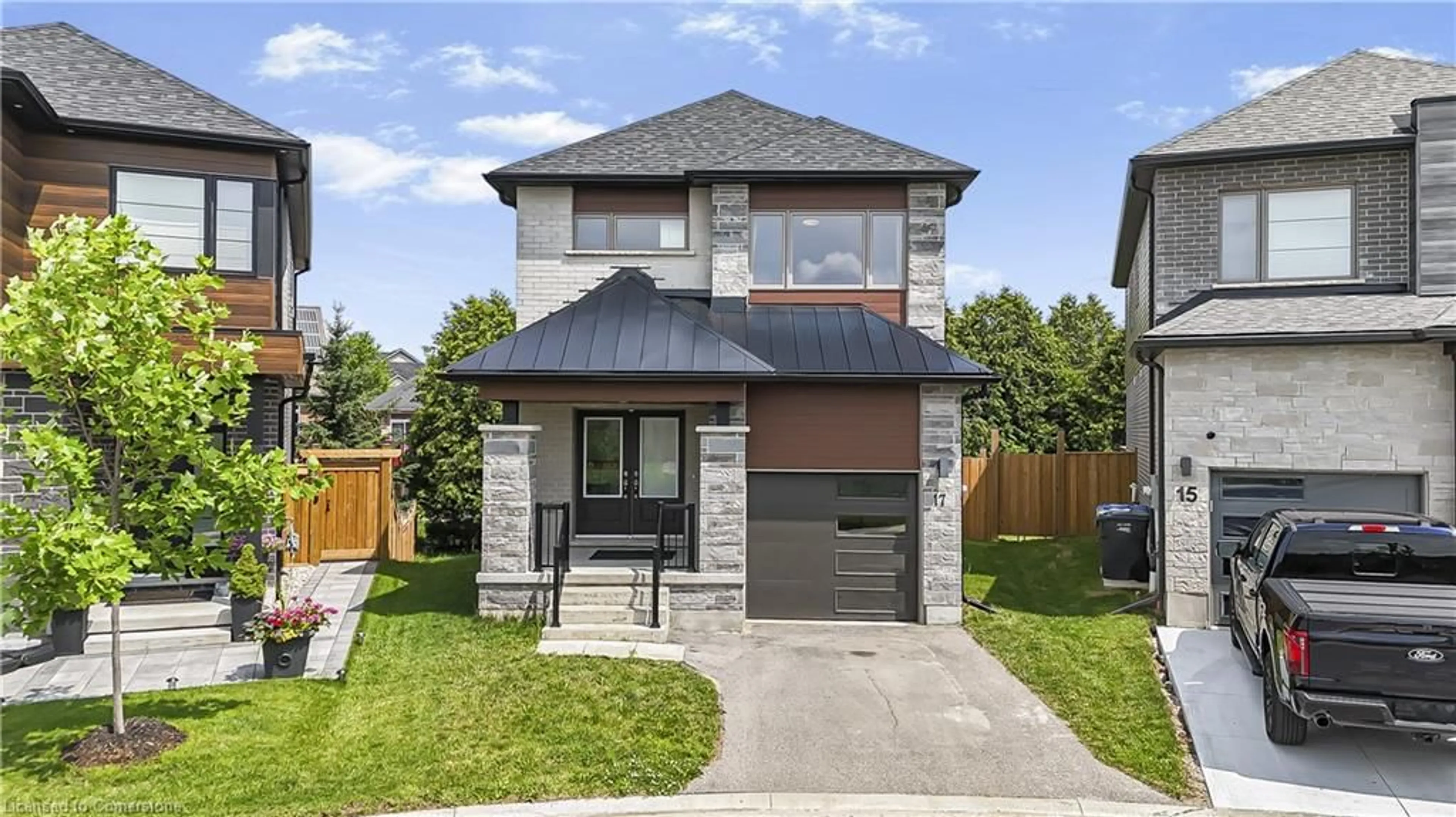 Home with brick exterior material, street for 17 Ferris Cir, Guelph Ontario N1G 0H2