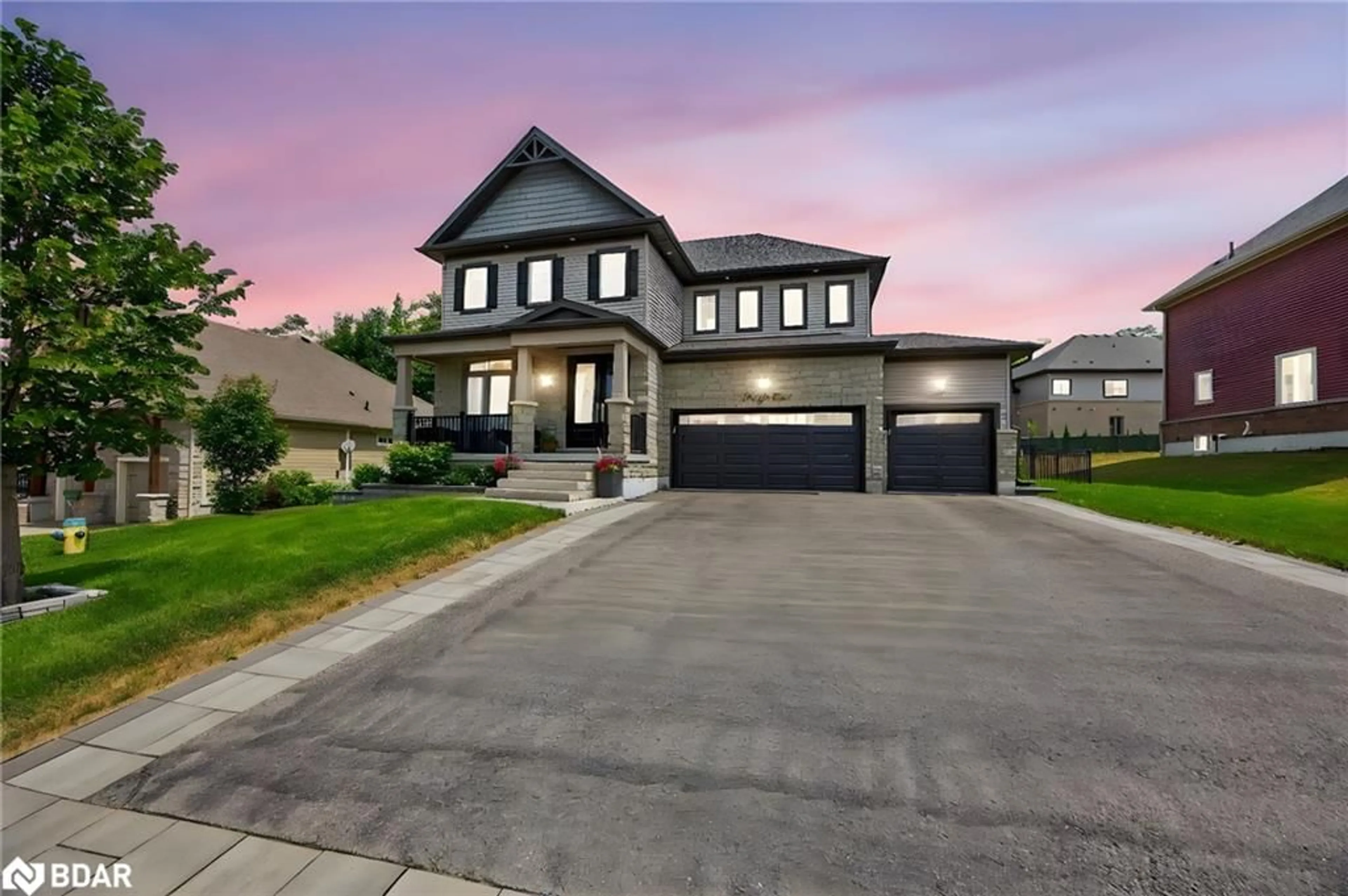 Home with brick exterior material, street for 41 Landscape Dr, Oro-Medonte Ontario L0L 2L0