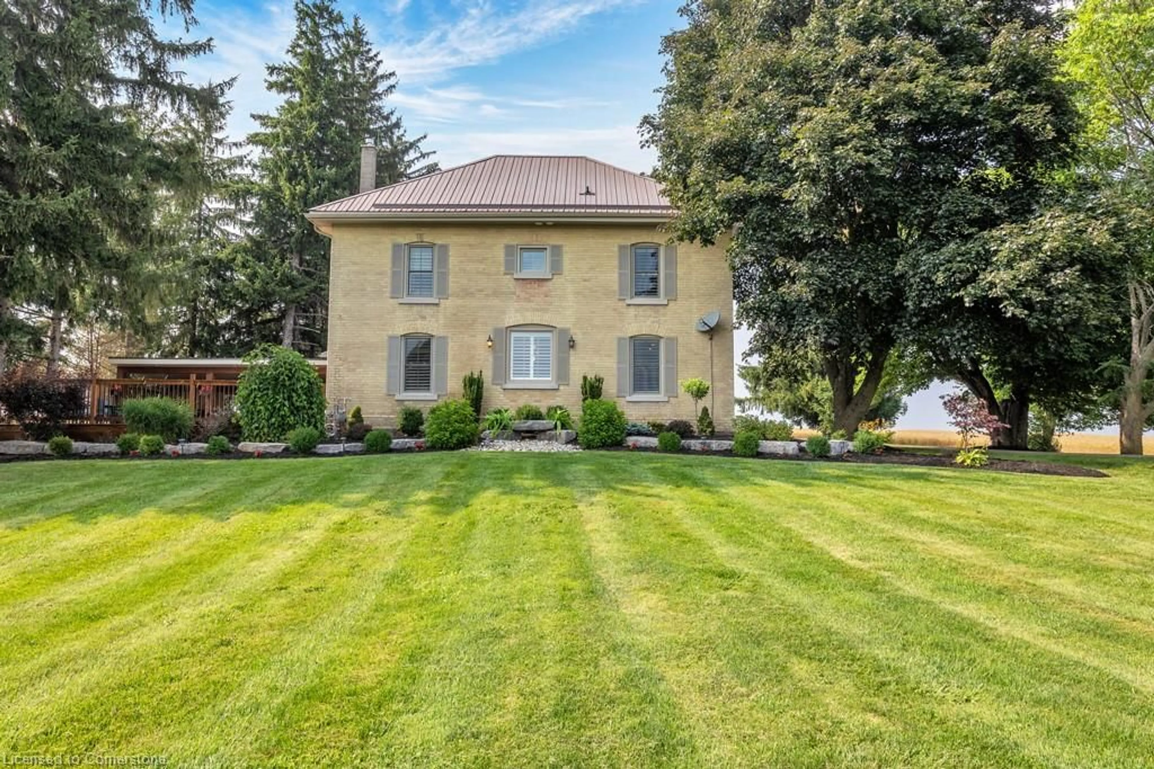 A pic from outside/outdoor area/front of a property/back of a property/a pic from drone, unknown for 827171 Township Rd 8, Drumbo Ontario N0J 1G0