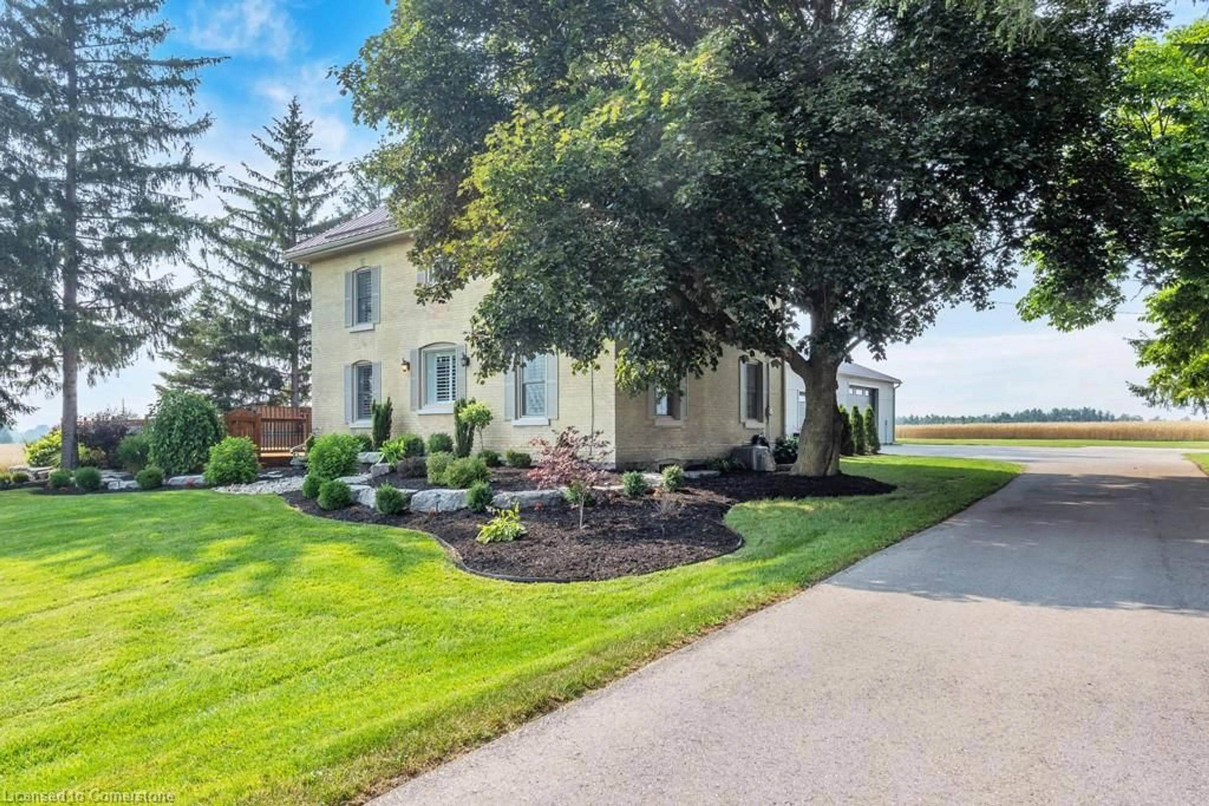 A pic from outside/outdoor area/front of a property/back of a property/a pic from drone, water/lake/river/ocean view for 827171 Township Rd 8, Drumbo Ontario N0J 1G0