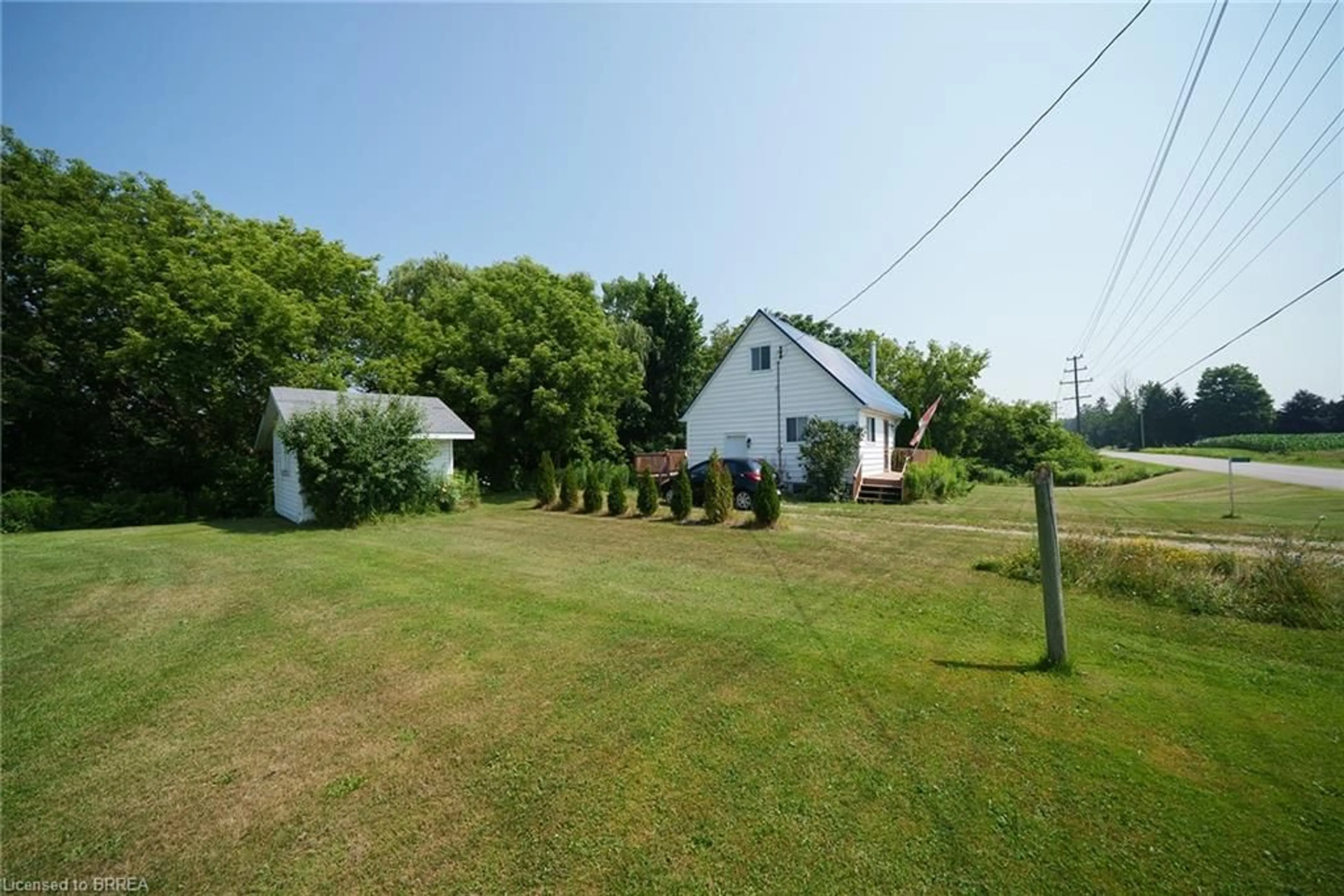 A pic from outside/outdoor area/front of a property/back of a property/a pic from drone, unknown for 699 Conc 6 Woodhouse, Simcoe Ontario N3Y 4K4