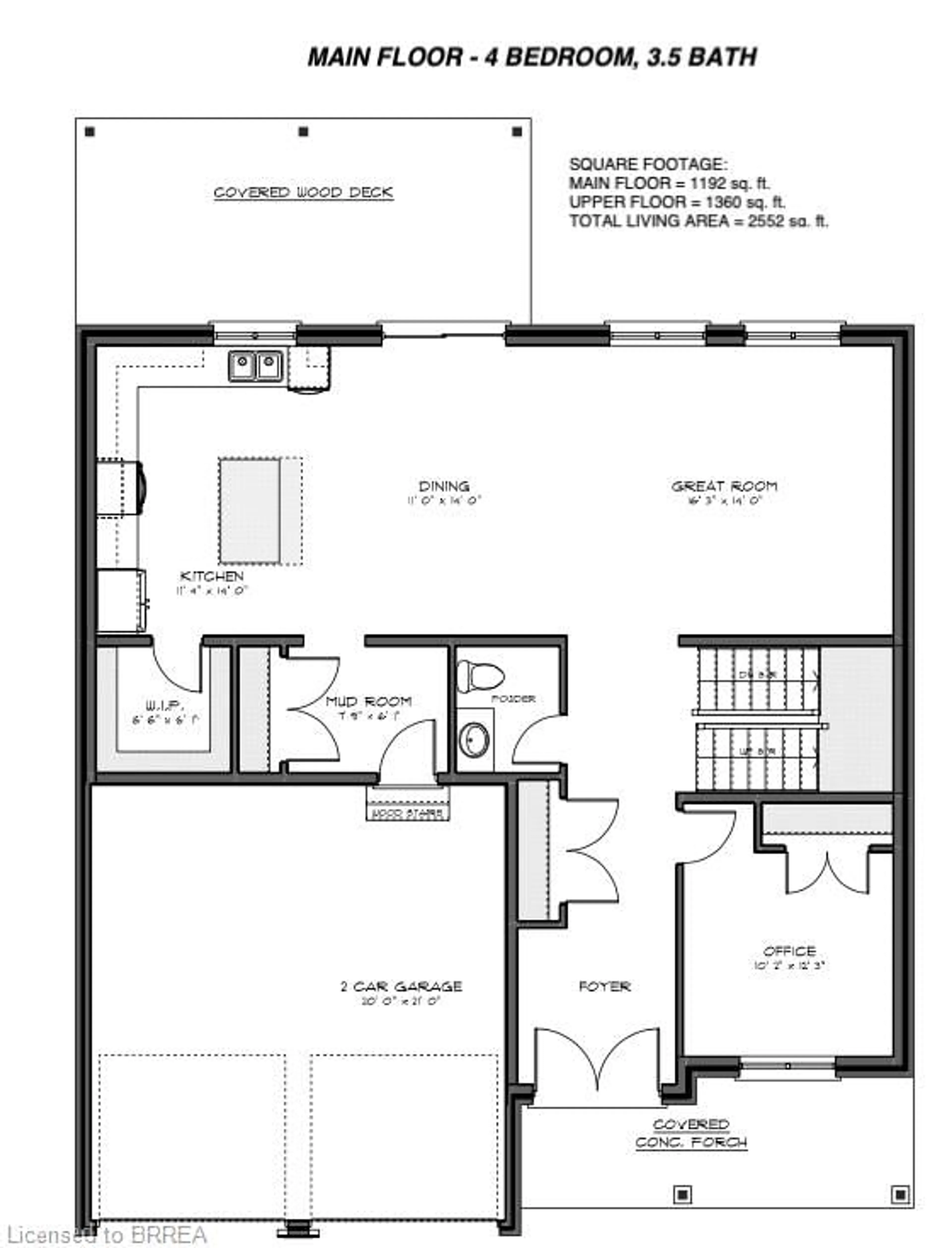 Floor plan for 104 Oak Ave, Paris Ontario N3K 0J6