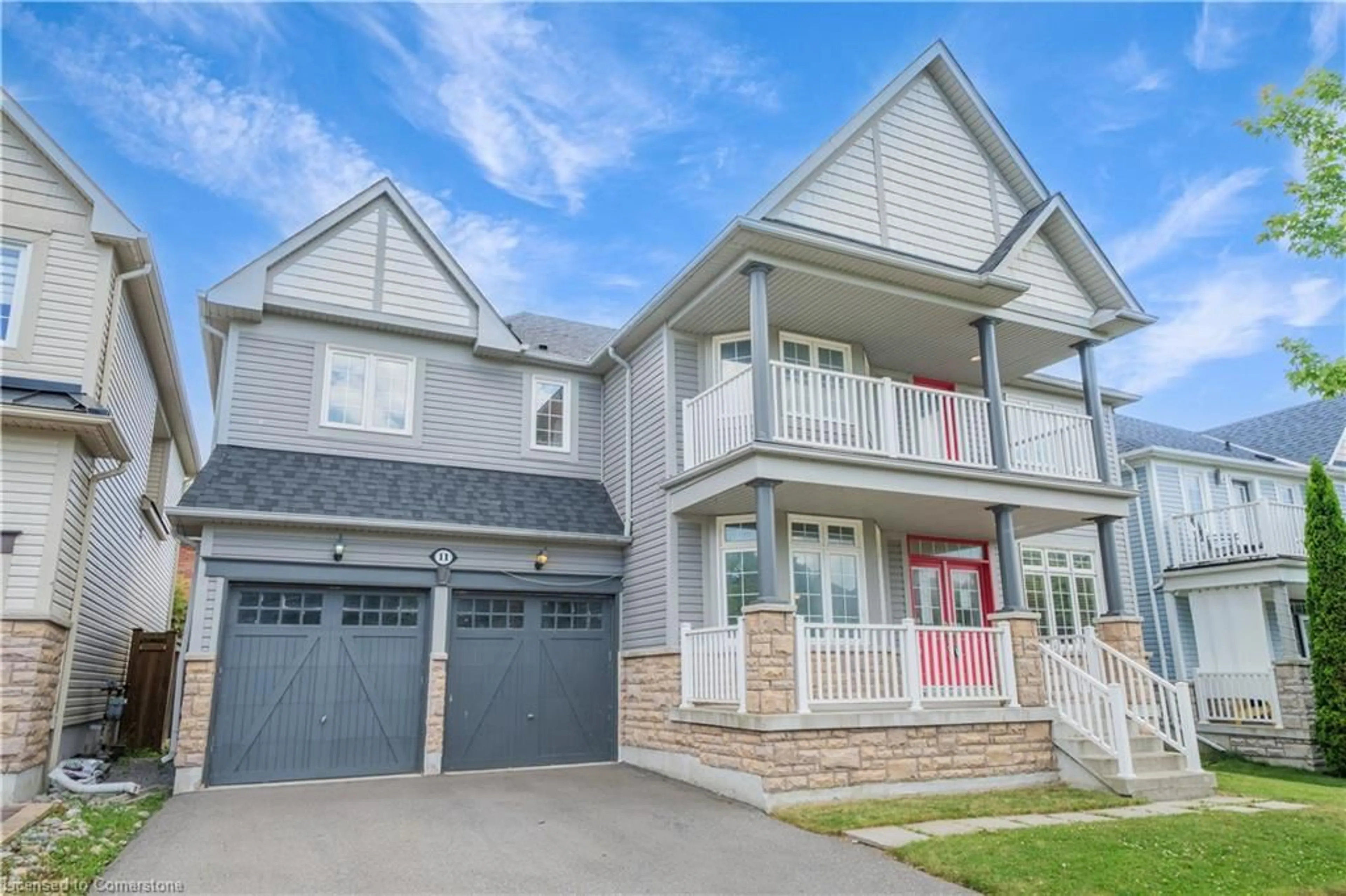 Home with vinyl exterior material, street for 11 Belsey Lane, Newcastle Ontario L1B 0B3