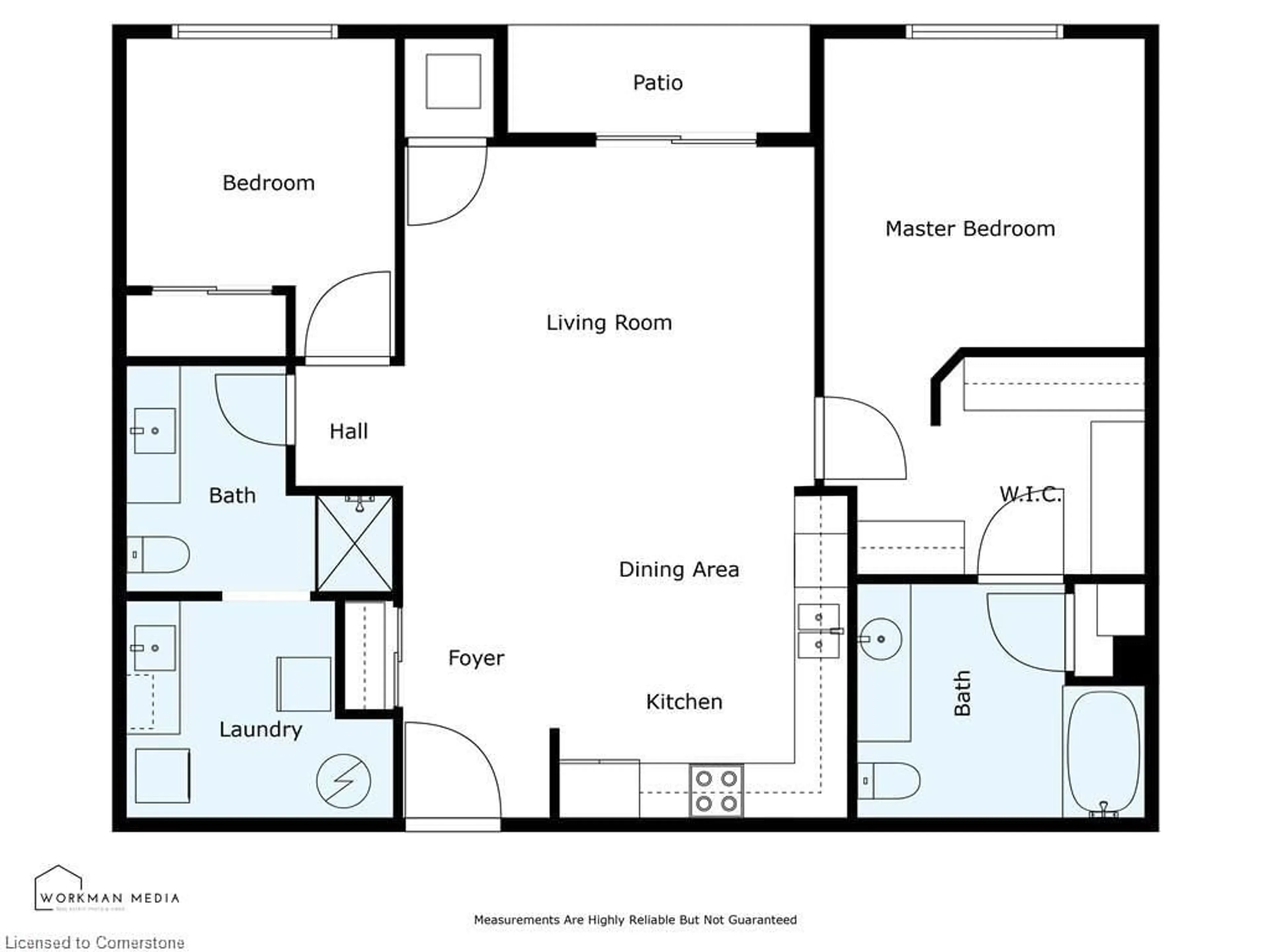 Floor plan for 26 Wellington St #102, St. Catharines Ontario L2R 5P8