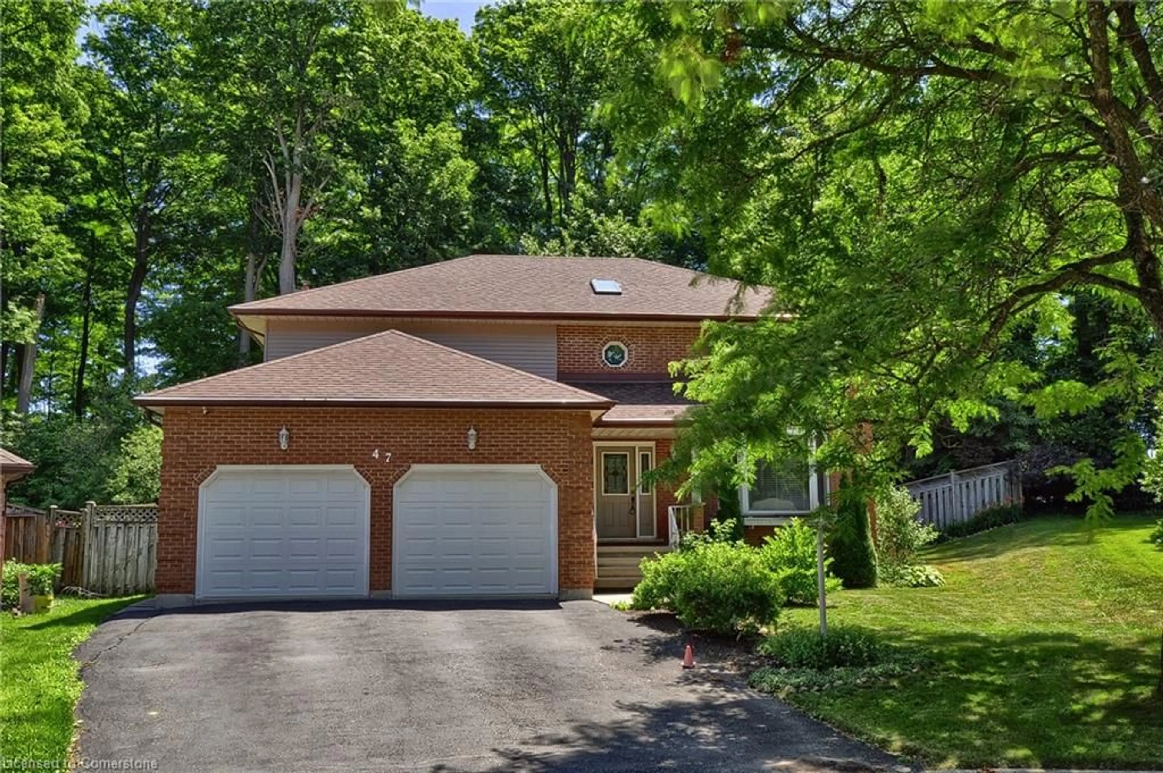 Home with brick exterior material, street for 47 Stoke Crt, Kitchener Ontario N2N 1Z5