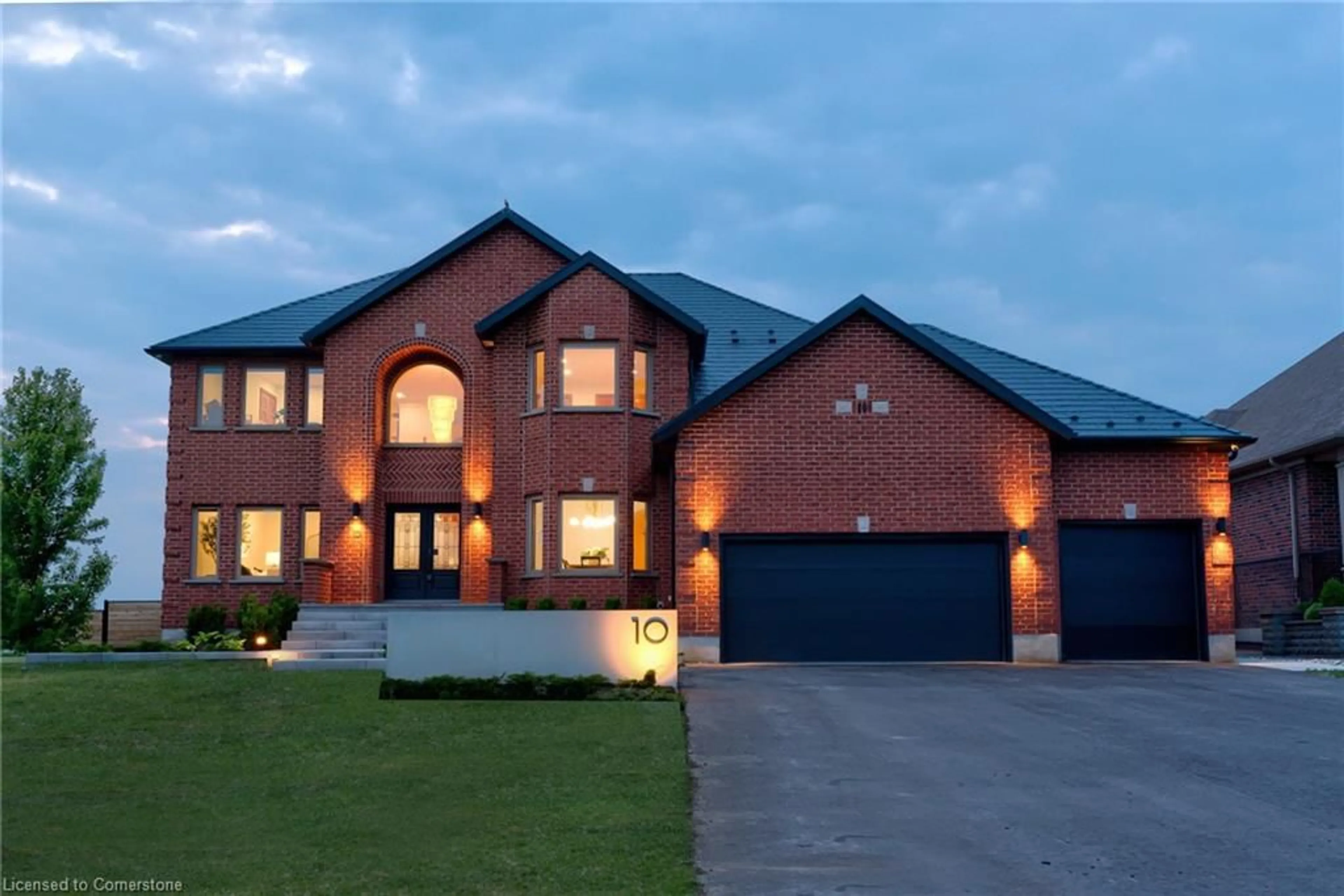 Home with brick exterior material, street for 10 Eldale Rd, Elmira Ontario N3B 2C8