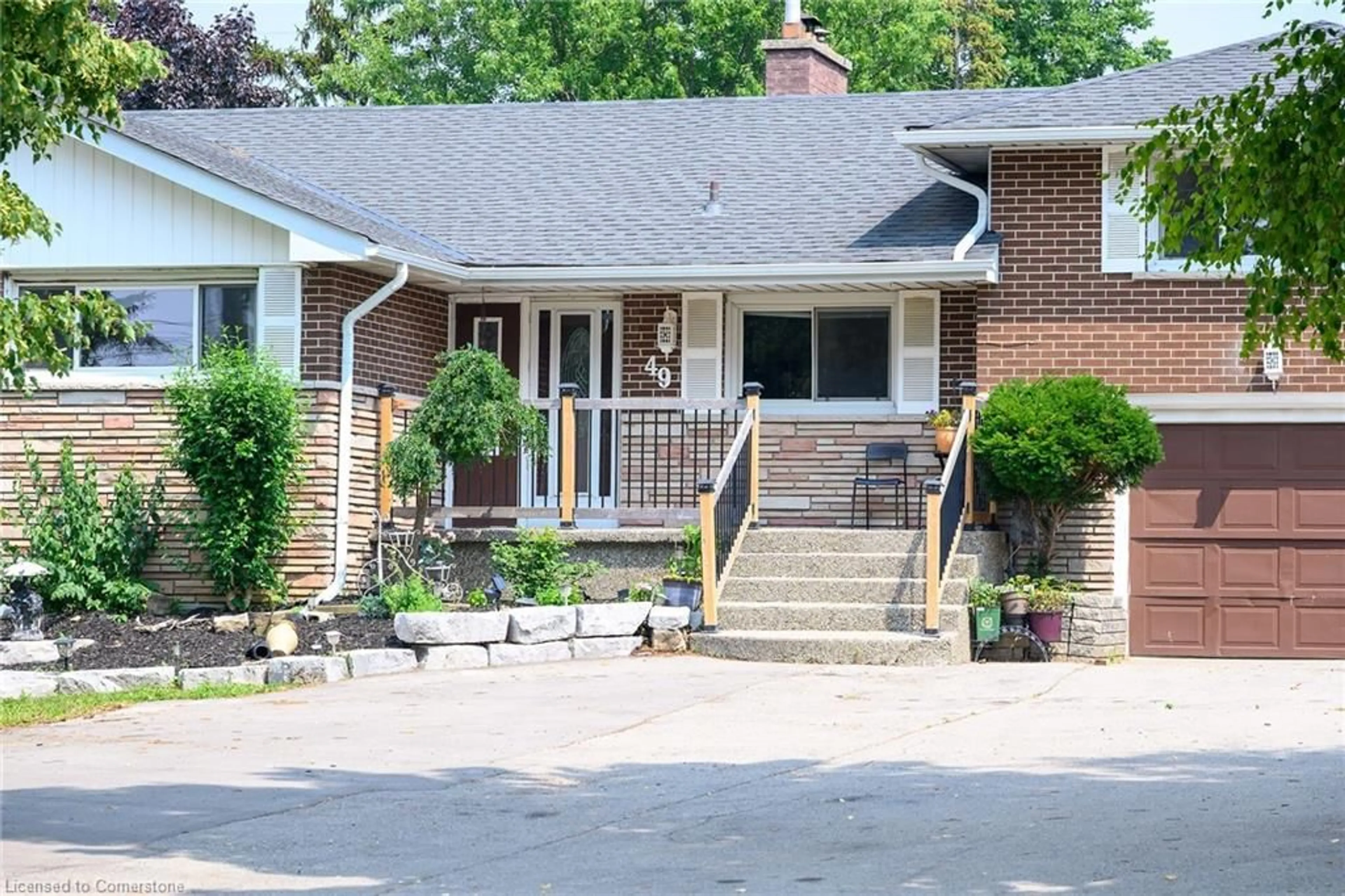 Home with brick exterior material, street for 49 Glover Rd, Hamilton Ontario L8W 3S8