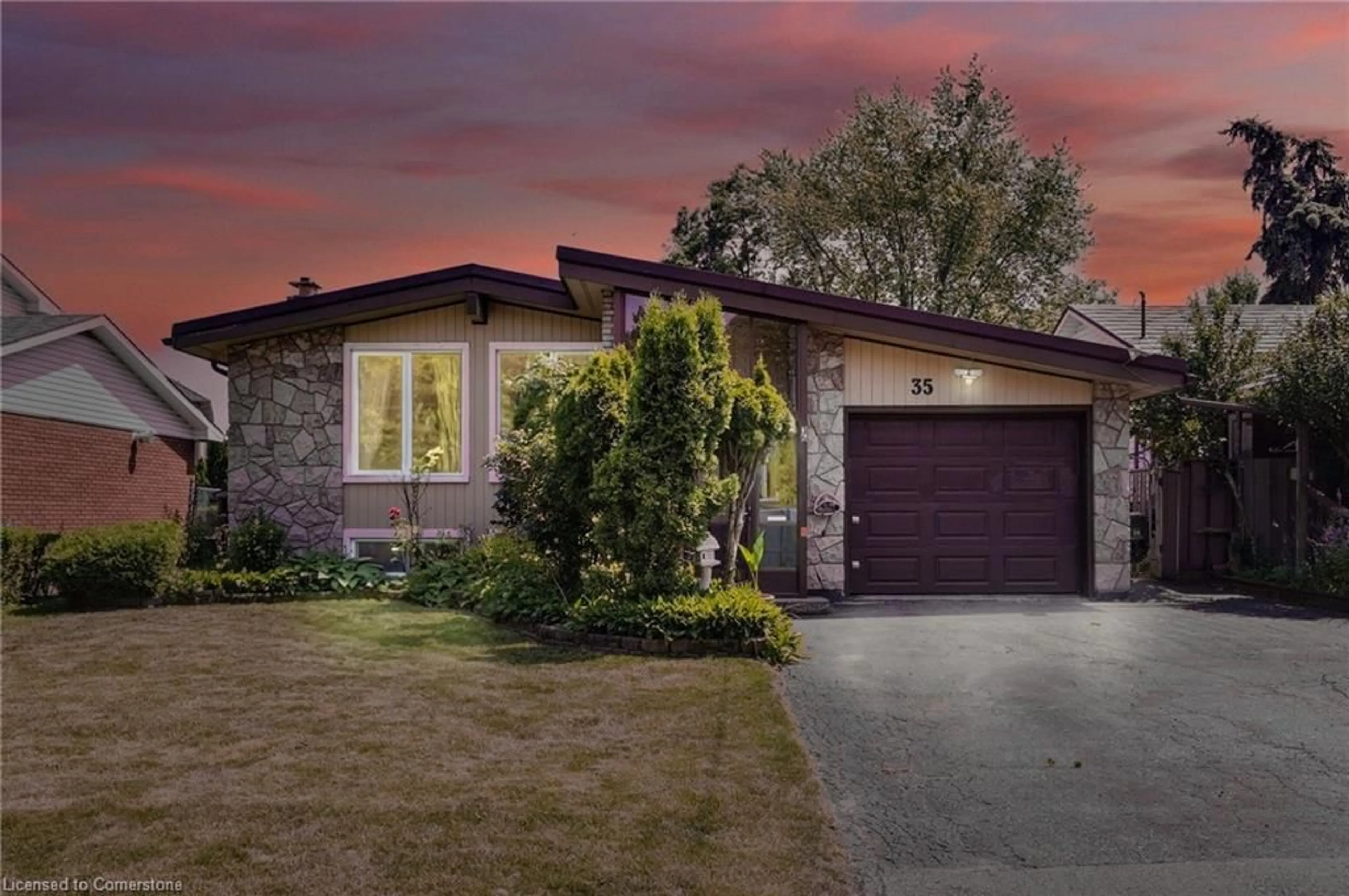 Home with brick exterior material, street for 35 Karen Cres, Hamilton Ontario L9C 5M5
