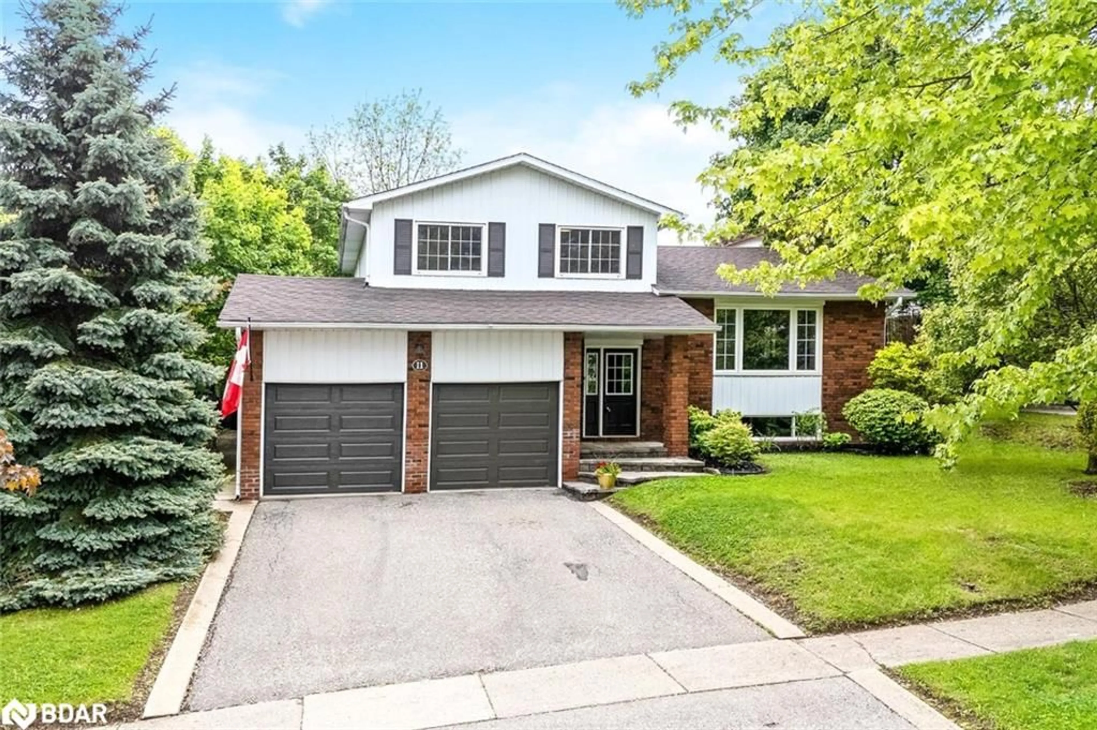 Home with brick exterior material, street for 11 Hillside Dr, Georgetown Ontario L7G 4W2
