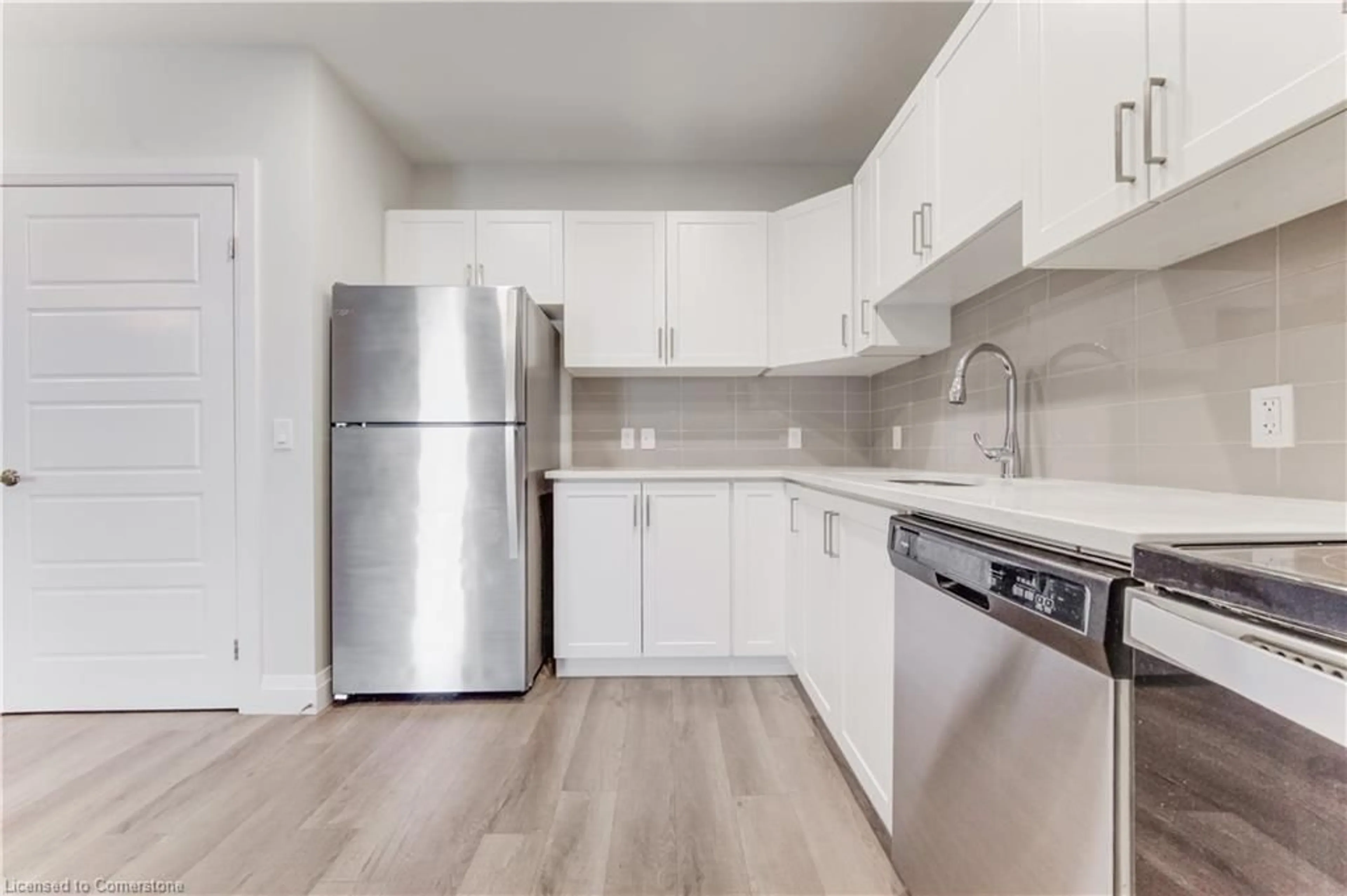Standard kitchen, wood/laminate floor for 5 Wake Robin Dr #303, Kitchener Ontario N2E 0H6