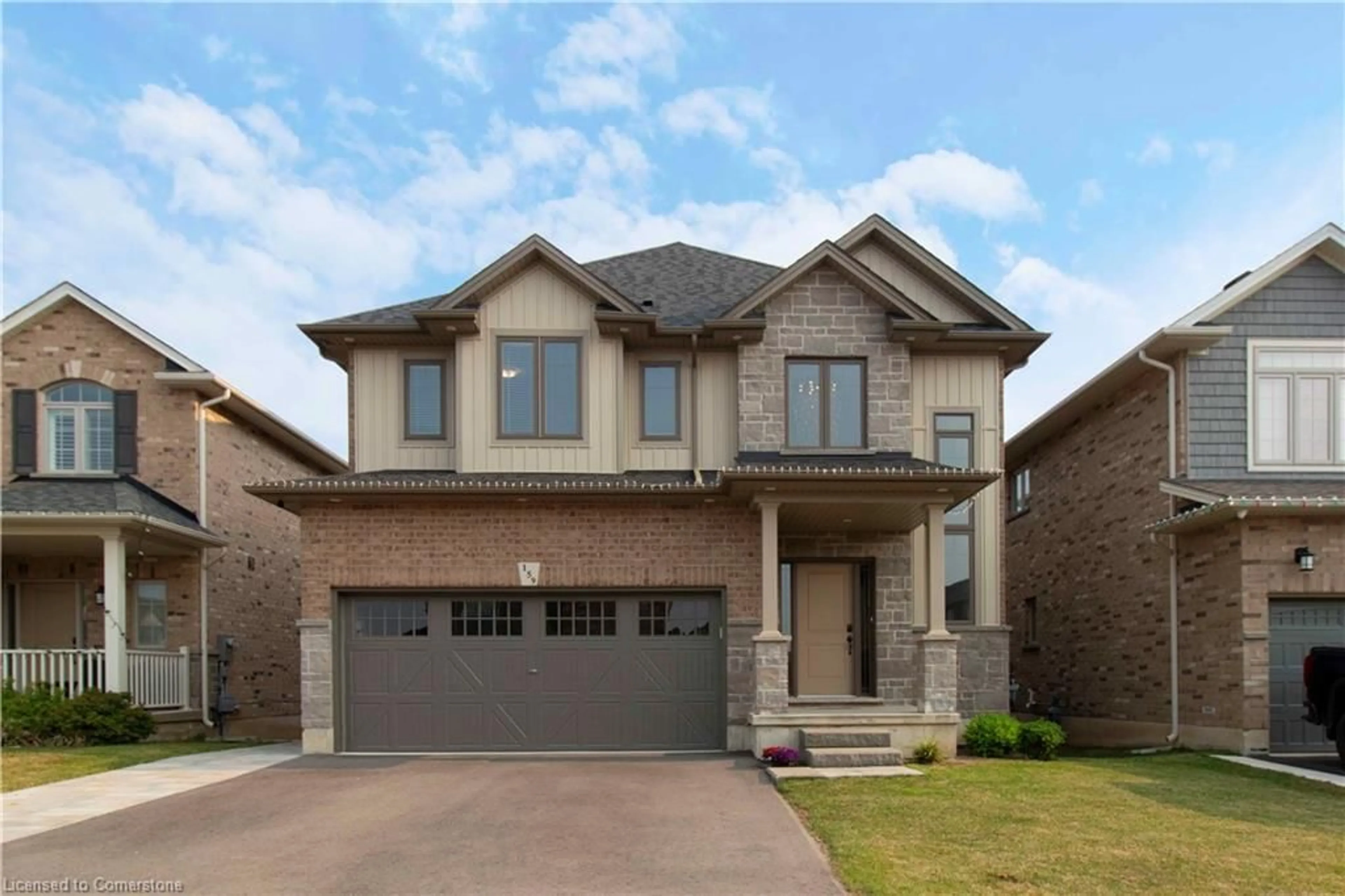Home with brick exterior material, street for 159 Dennis Drive Dr, Smithville Ontario L0R 2A0