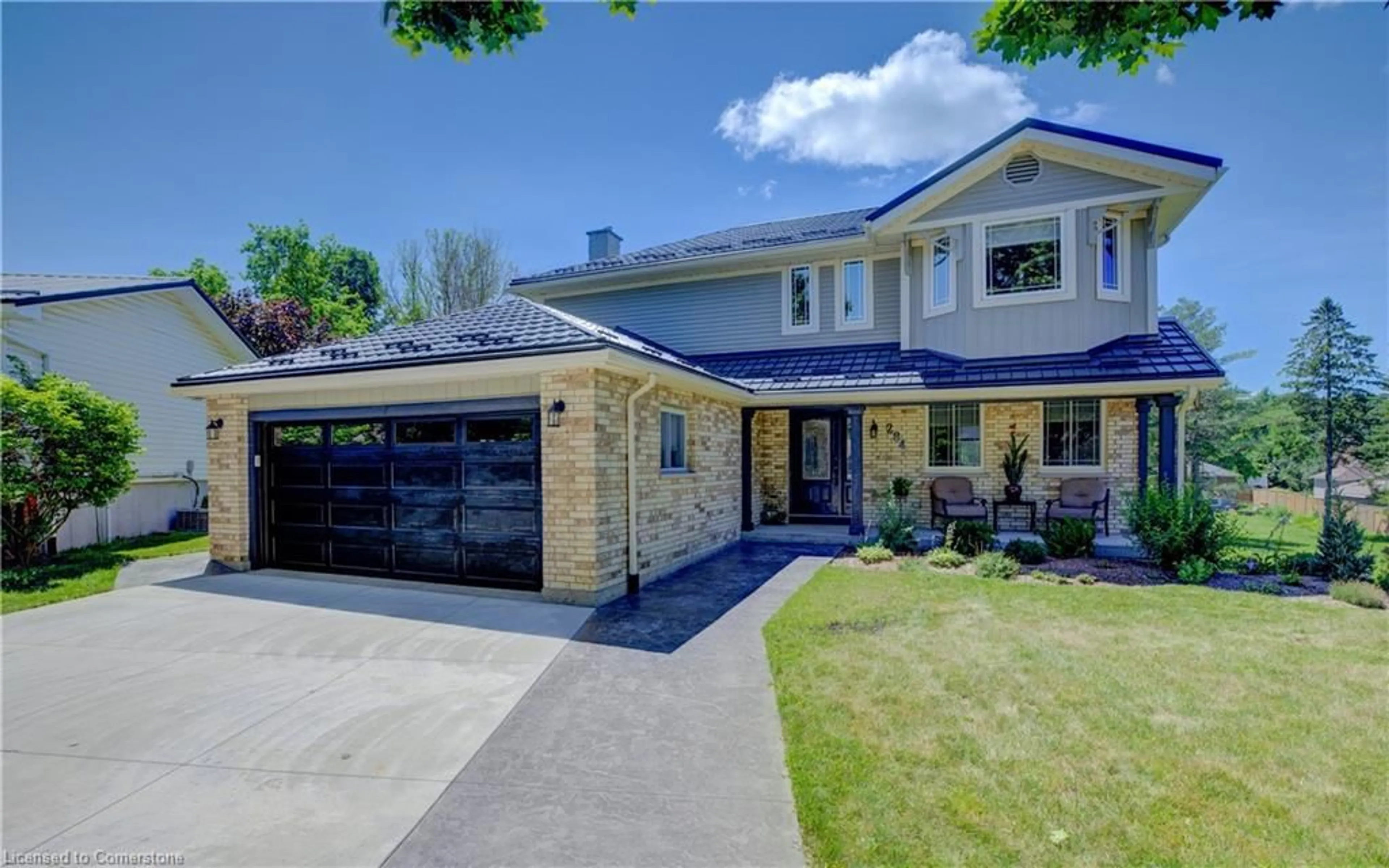 Home with brick exterior material, street for 284 Forest Glen Dr, Mount Forest Ontario N0G 2L2
