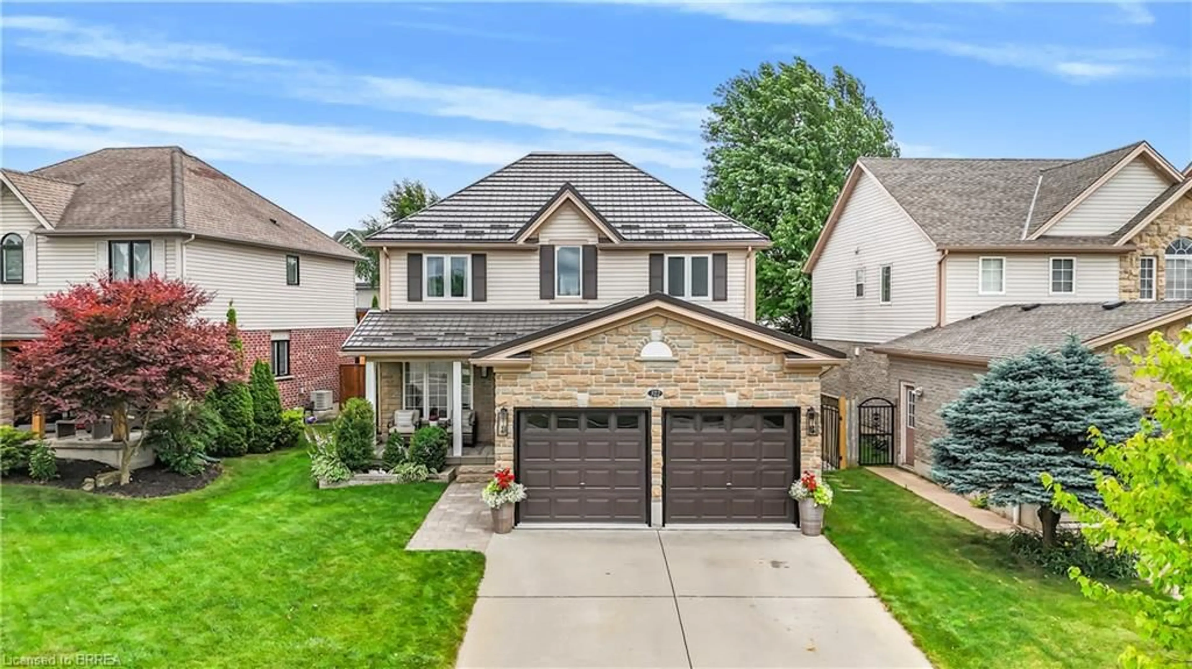 Home with brick exterior material, street for 322 Kerwood Dr, Cambridge Ontario N3C 4M3