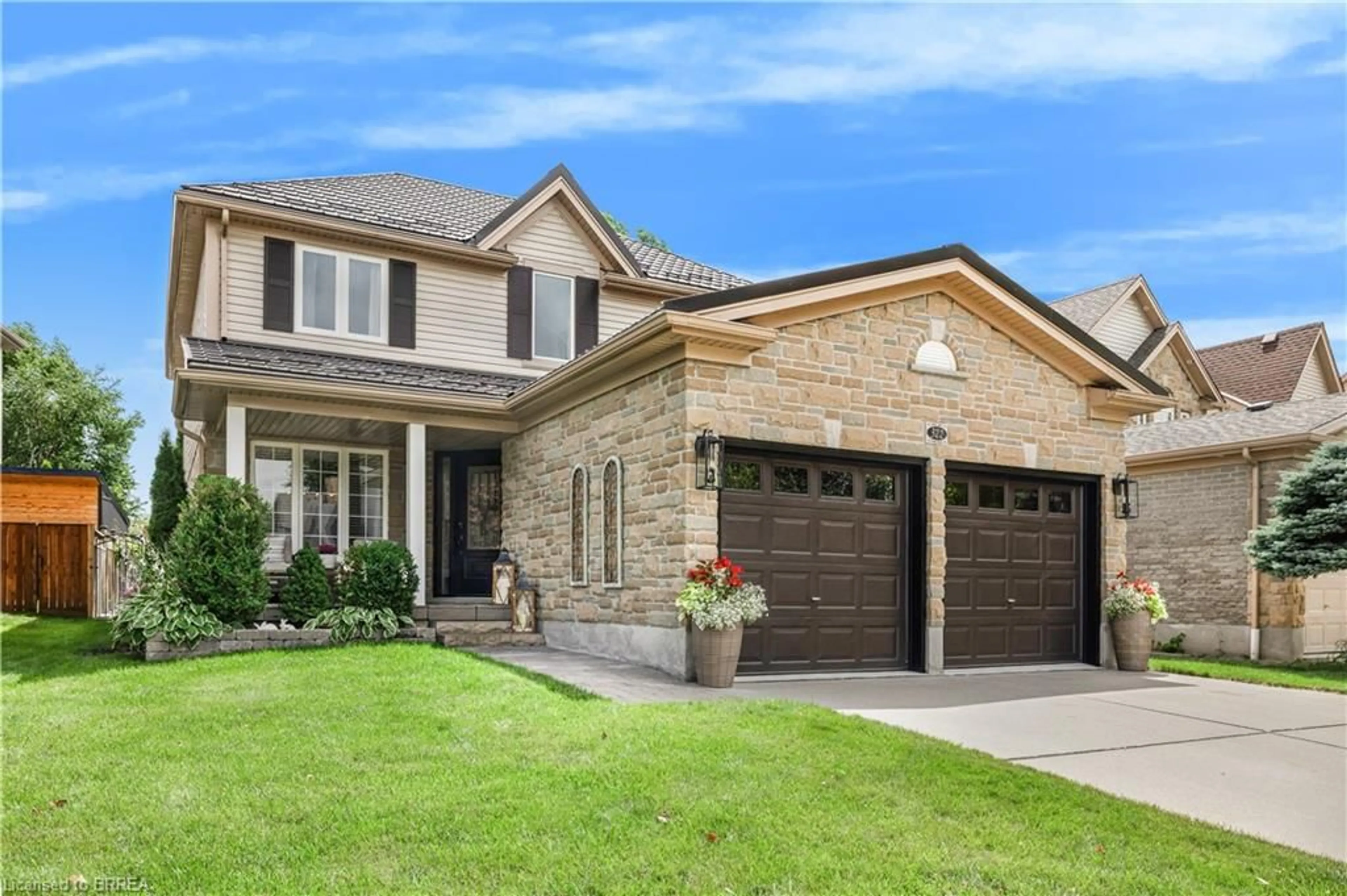 Home with brick exterior material, street for 322 Kerwood Dr, Cambridge Ontario N3C 4M3