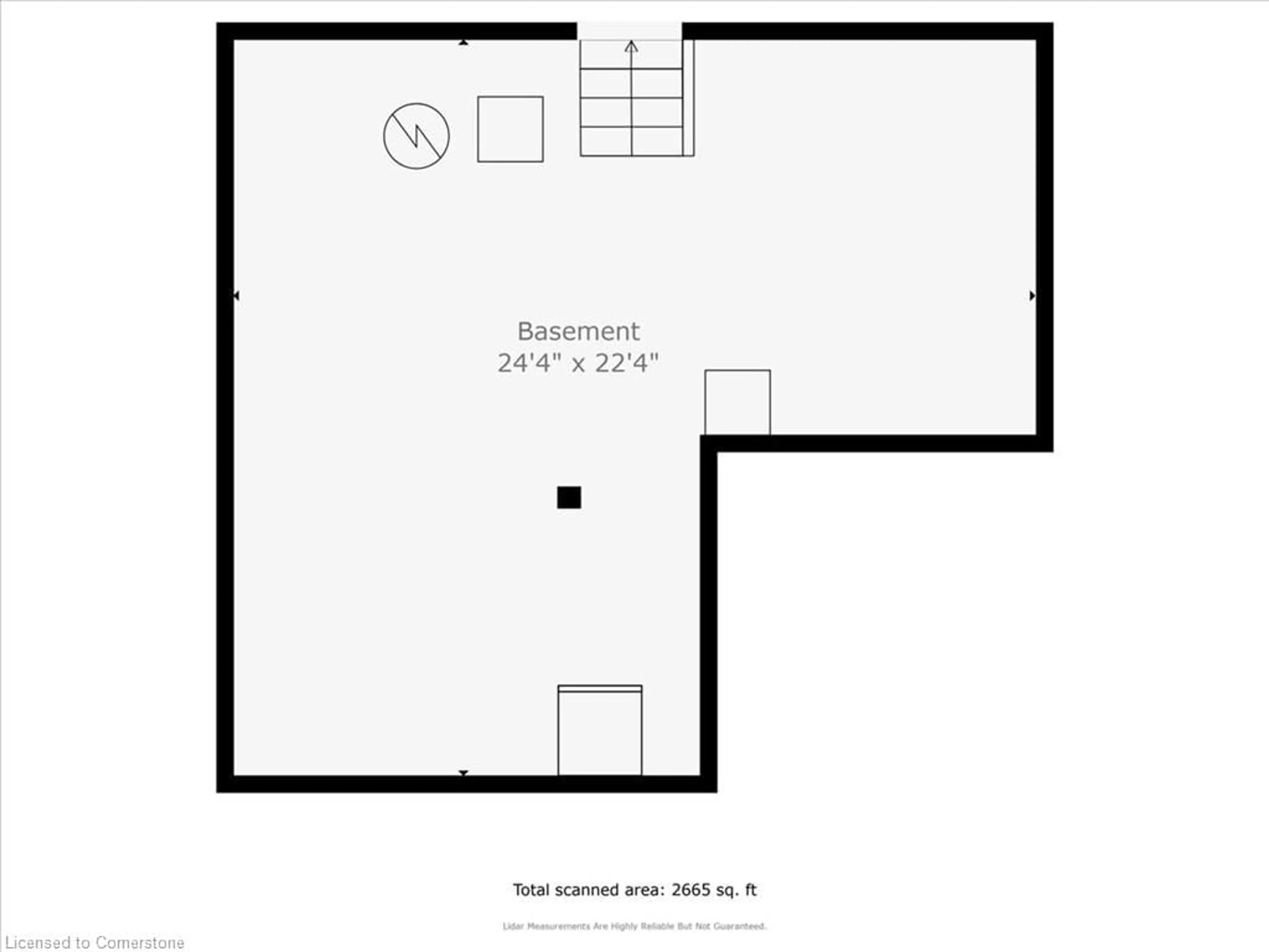 Floor plan for 605 Pinerow Cres #B, Waterloo Ontario N2T 2K6