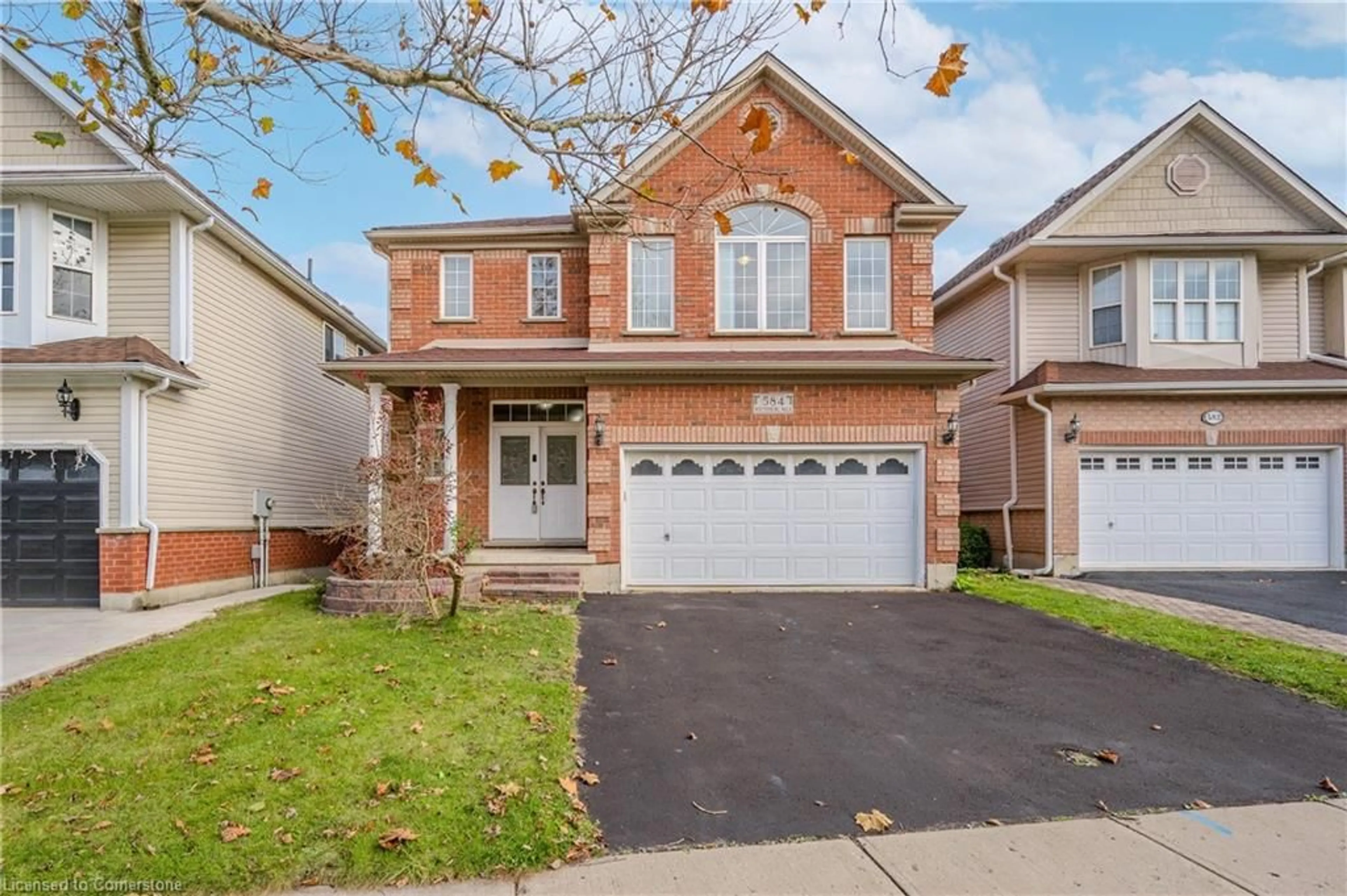 Home with brick exterior material, street for 584 Winterburg Walk, Waterloo Ontario N2V 2M8