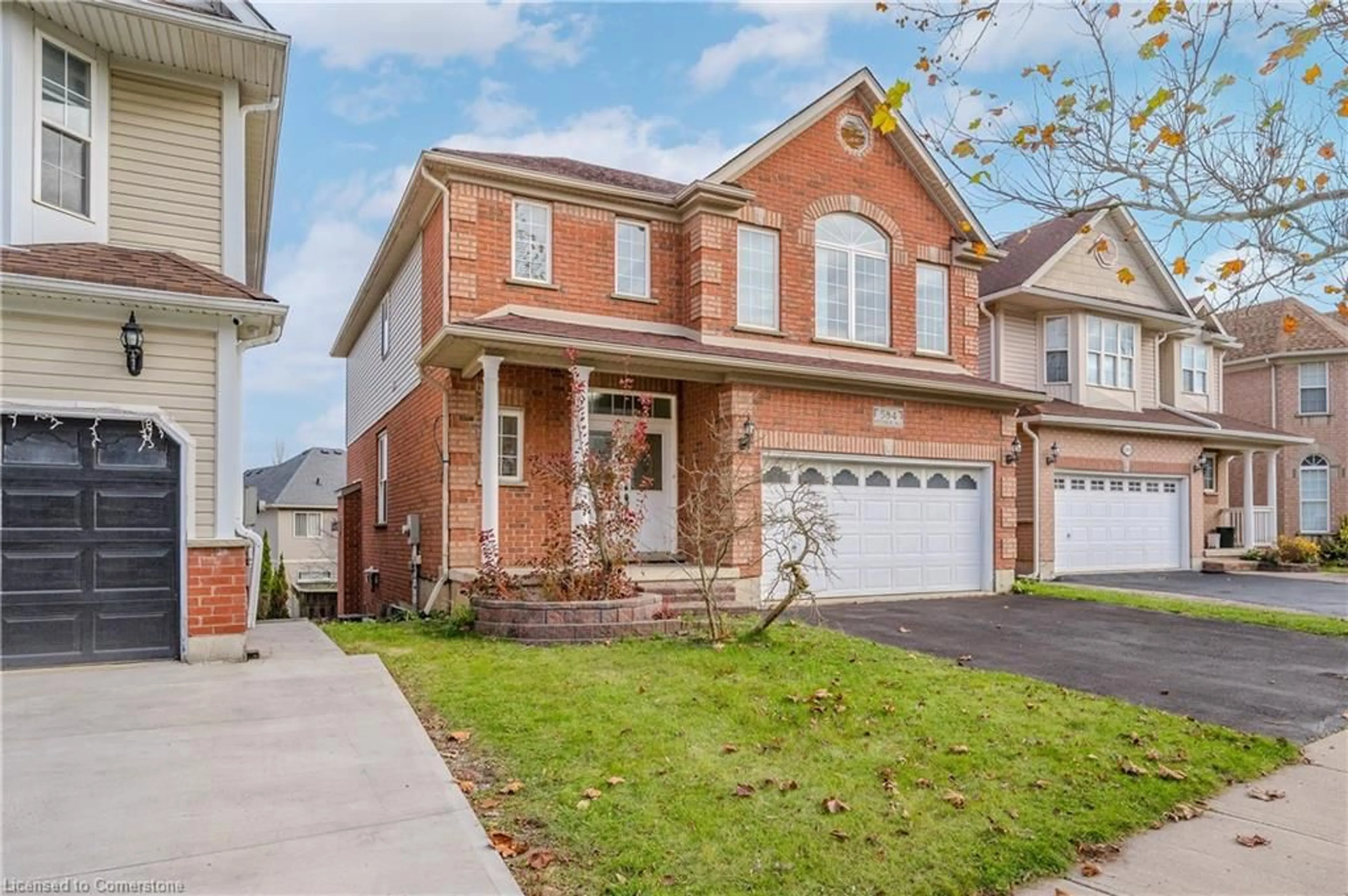 Home with brick exterior material, street for 584 Winterburg Walk, Waterloo Ontario N2V 2M8