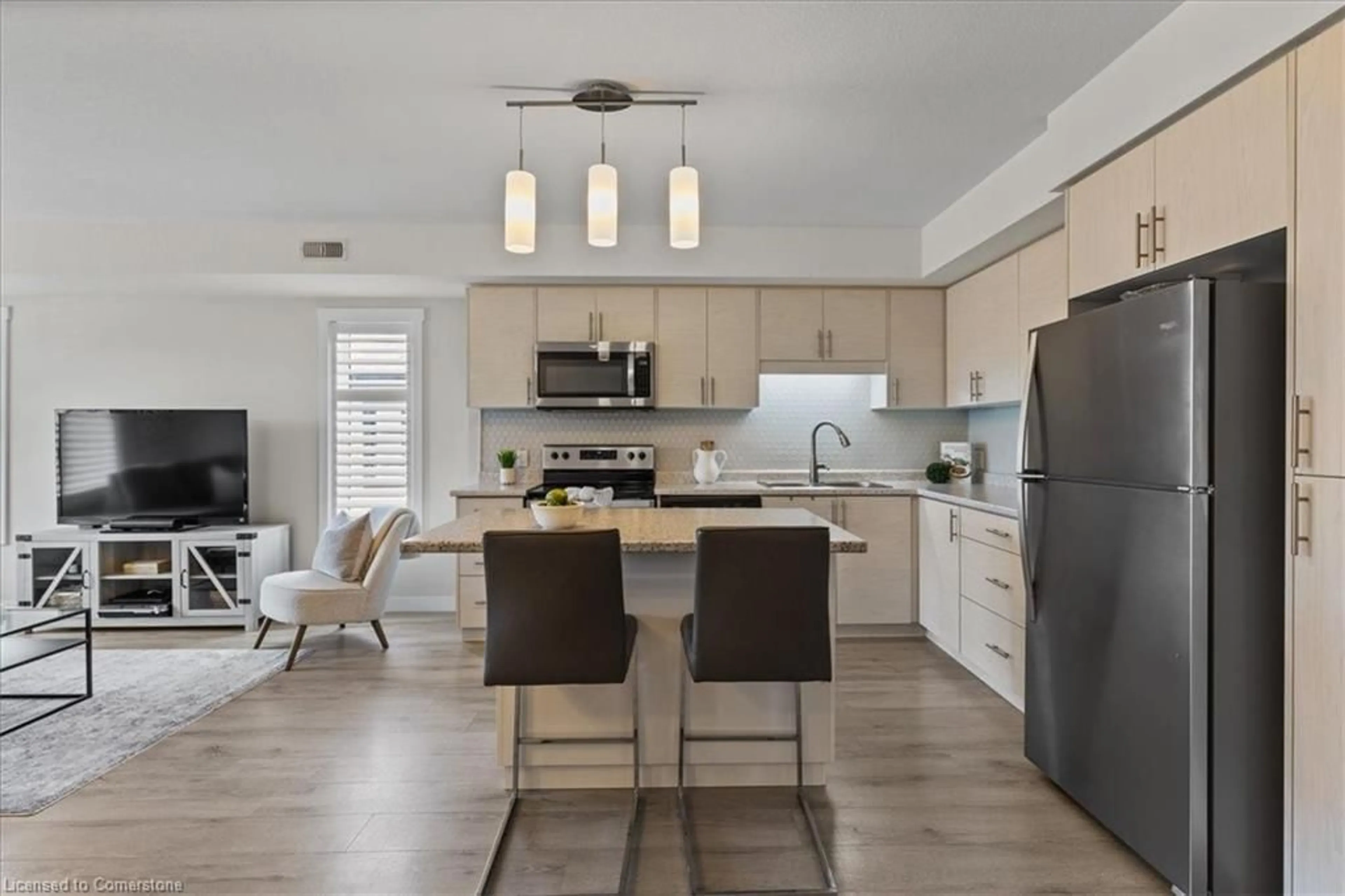 Open concept kitchen, unknown for 166 Rochefort St #B, Kitchener Ontario N2R 0P5