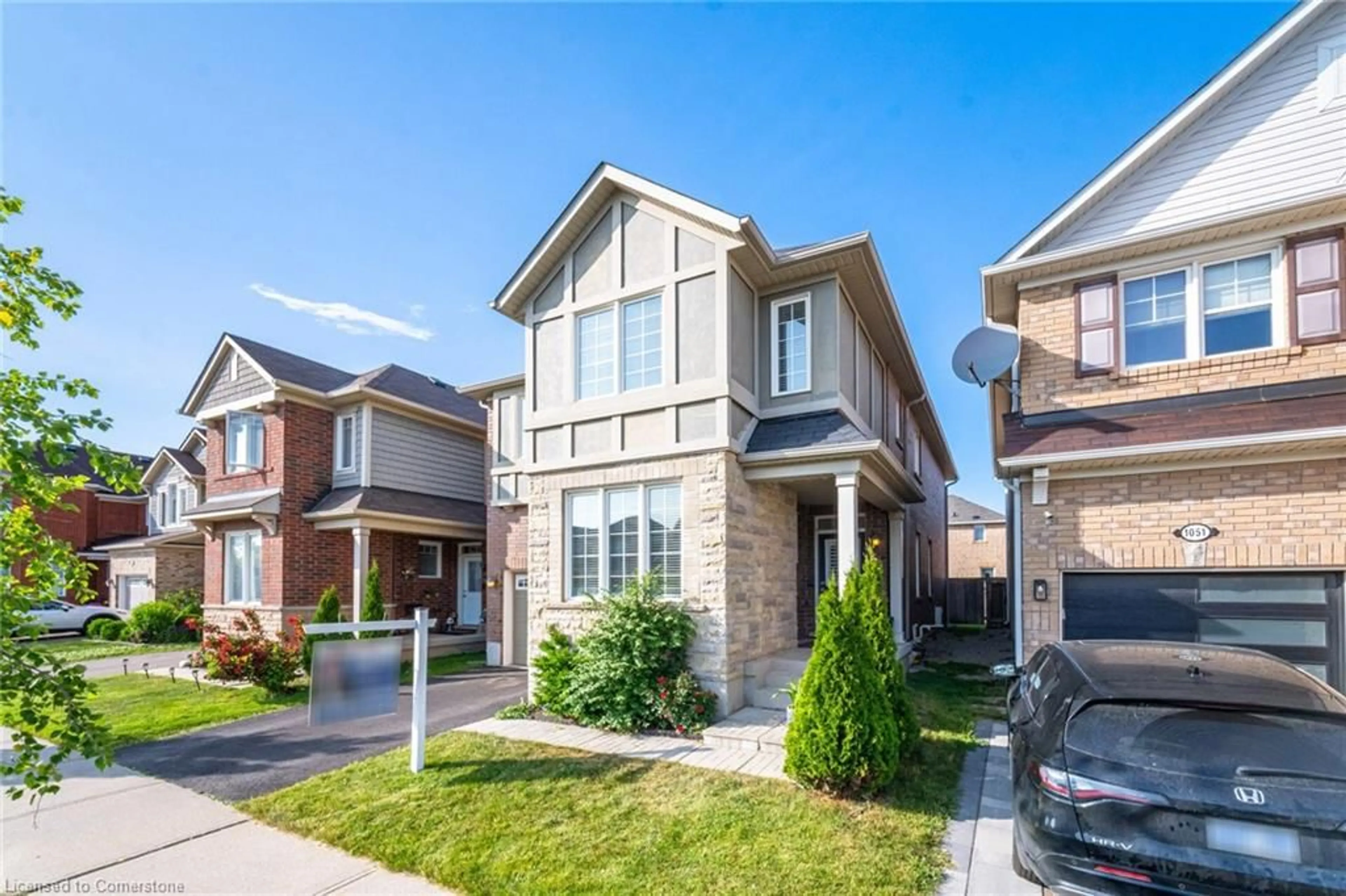 Home with brick exterior material, street for 1047 Savoline Blvd, Milton Ontario L9T 8P2