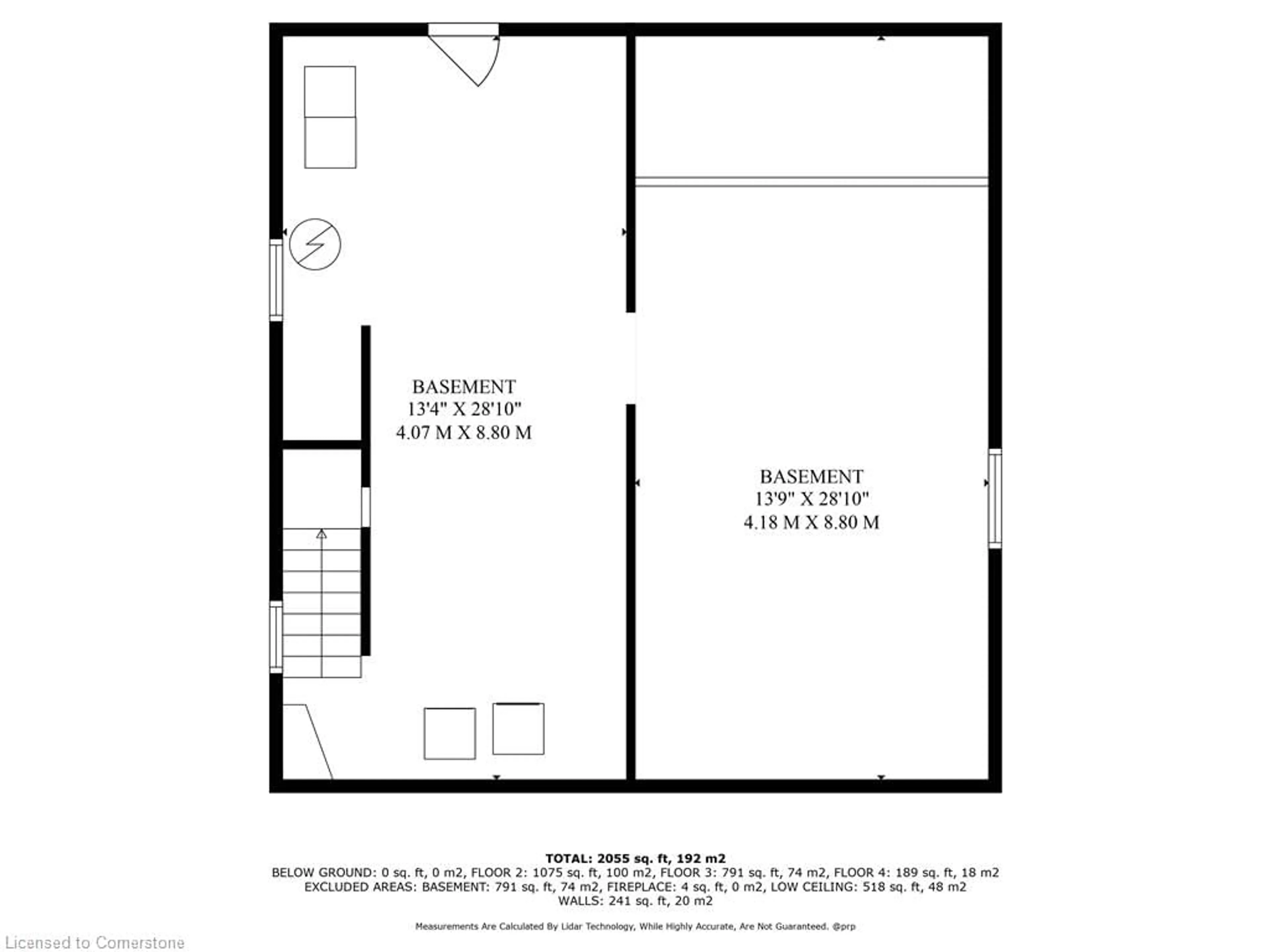 Floor plan for 238 Maple St, Cambridge Ontario N3C 1T2