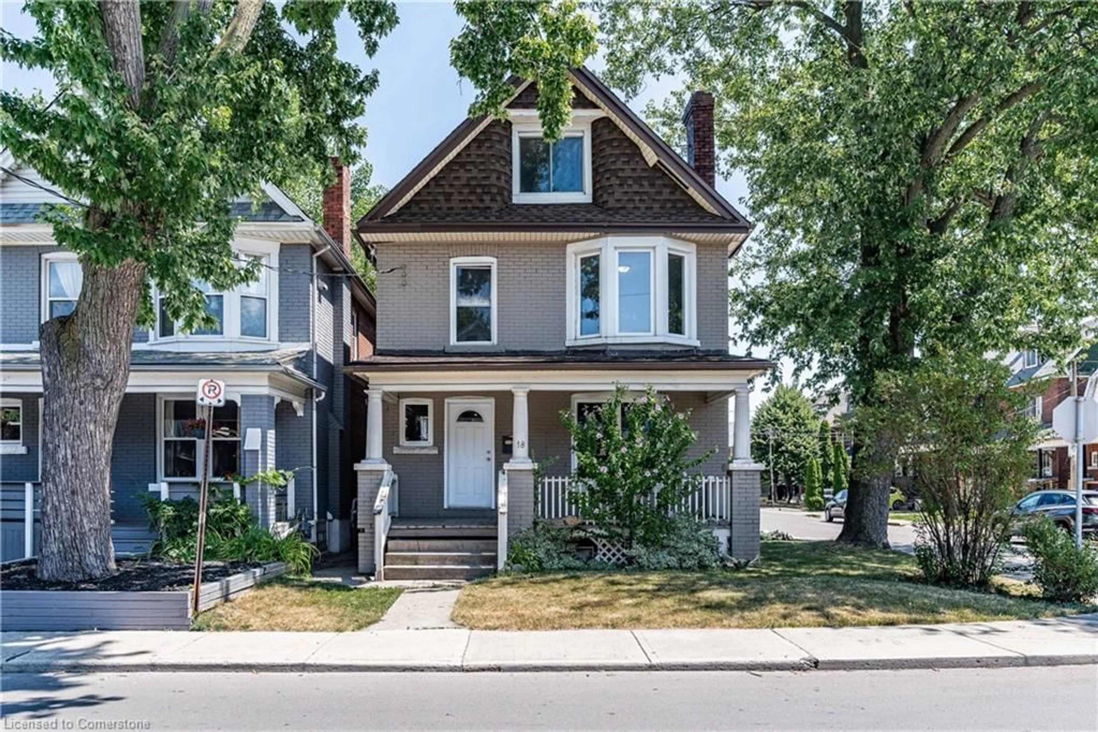 Home with brick exterior material, street for 18 Barnesdale Ave, Hamilton Ontario L8L 6R6