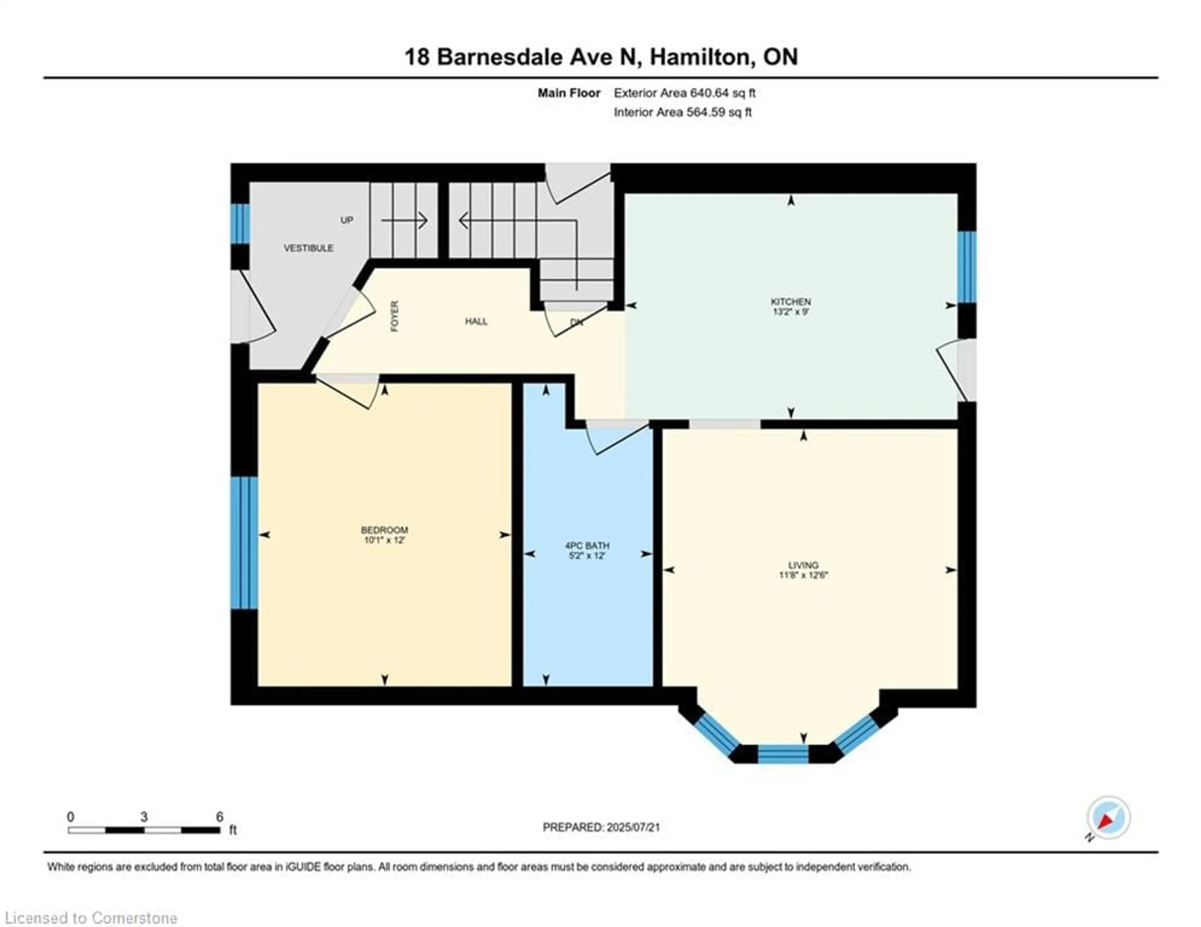 Floor plan for 18 Barnesdale Ave, Hamilton Ontario L8L 6R6