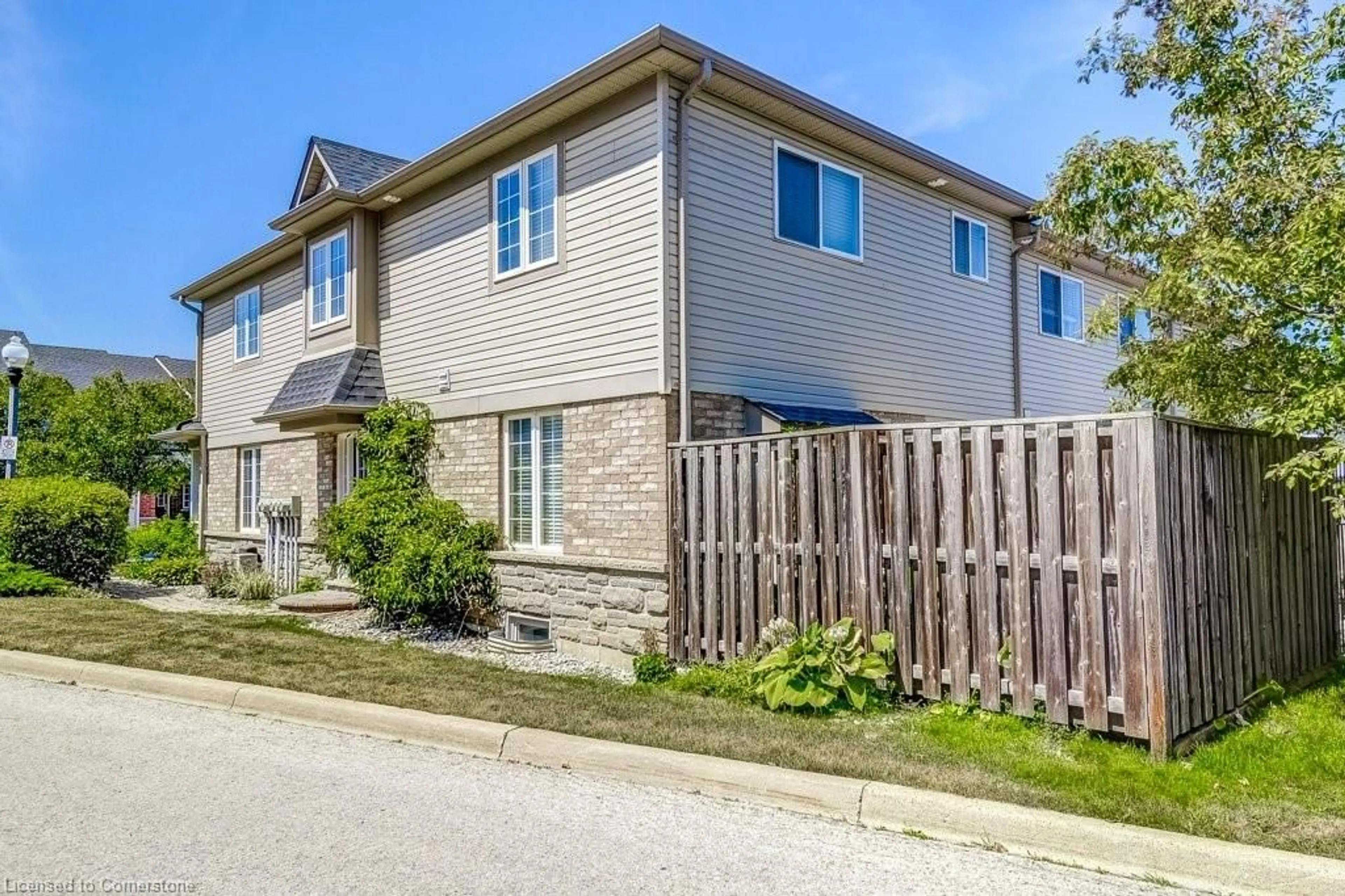 A pic from outside/outdoor area/front of a property/back of a property/a pic from drone, street for 7 Southside Pl #57, Hamilton Ontario L9C 7W6