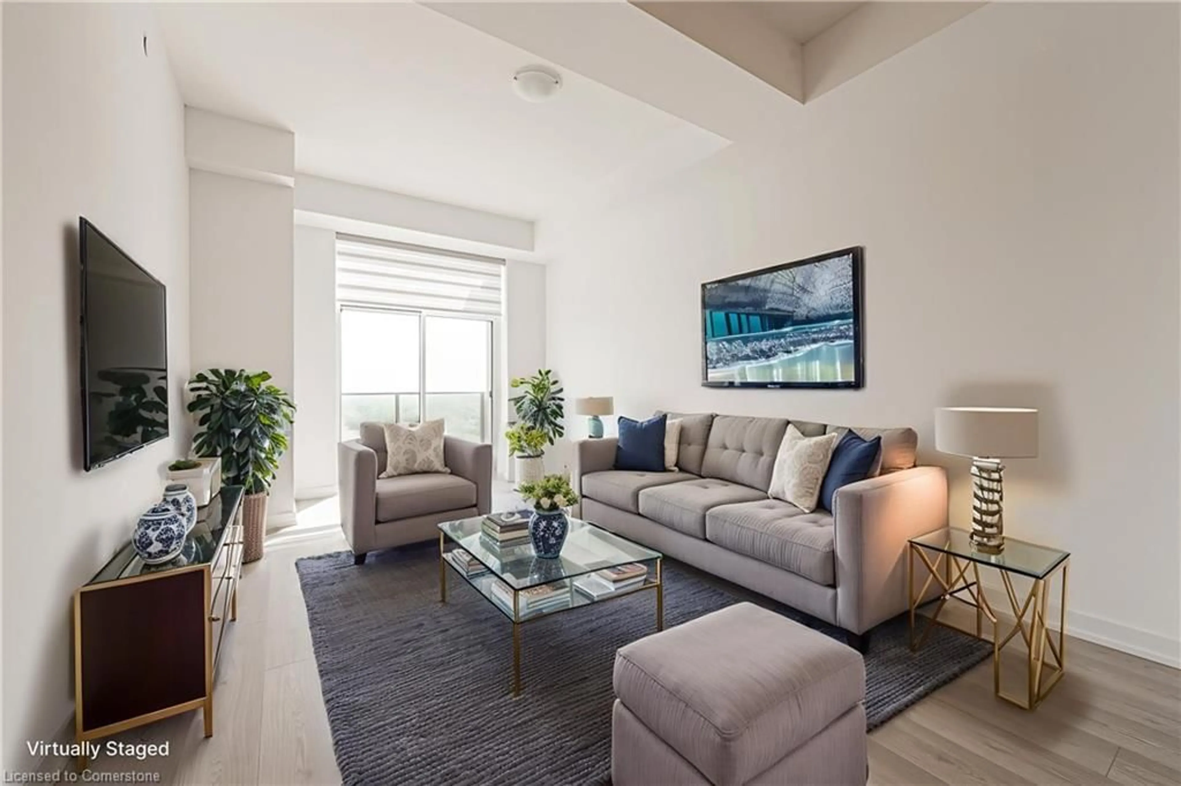 Living room with furniture, unknown for 450 Dundas St #1213, Waterdown Ontario L0R 2H8