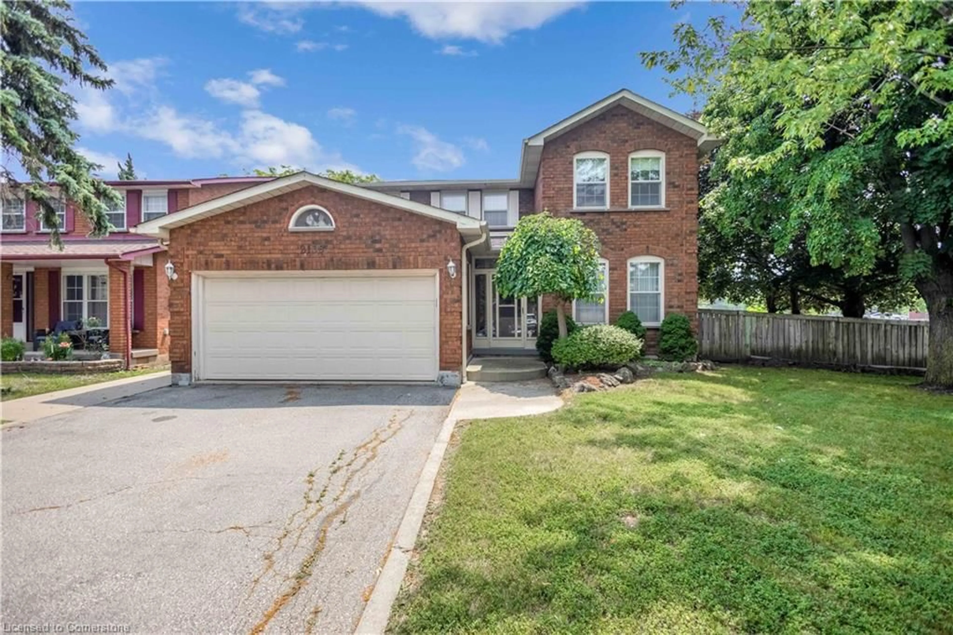 Home with brick exterior material, street for 2138 The Chase, Mississauga Ontario L5M 3C8