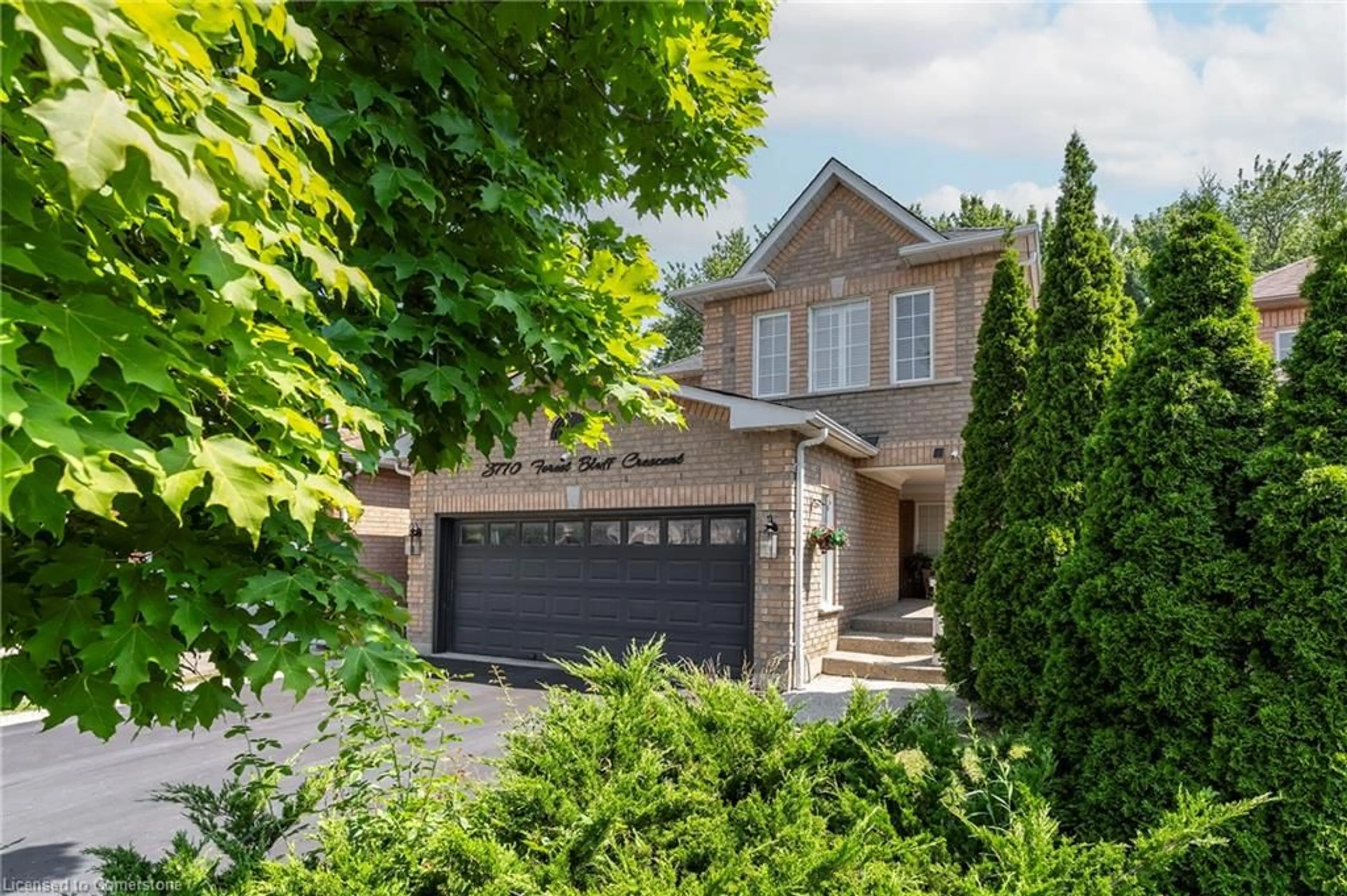 Home with brick exterior material, street for 3770 Forest Bluff Cres, Mississauga Ontario L5N 7T8