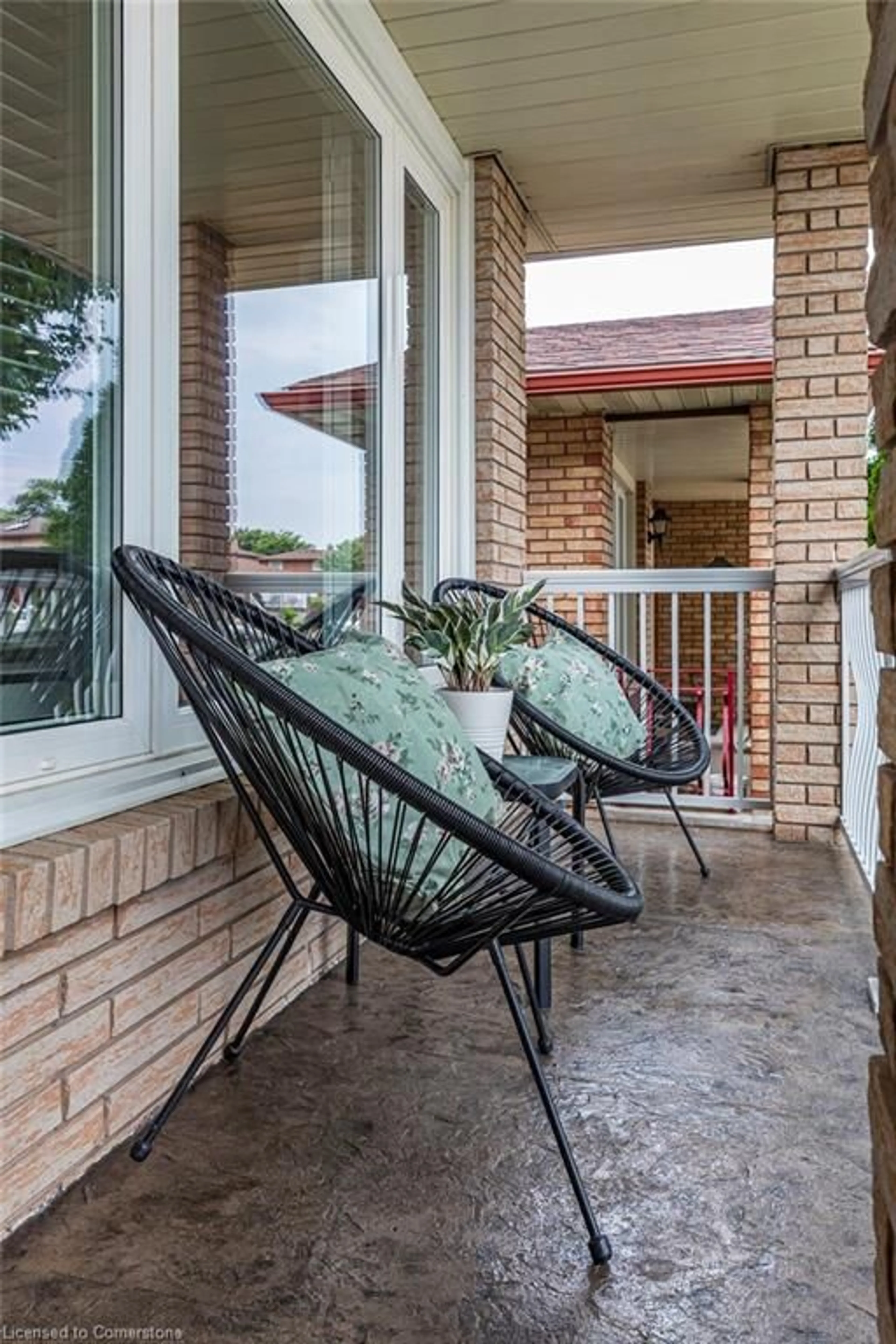 Balcony in the apartment, street for 8 Colgate Crt, Hamilton Ontario L9C 6Z6