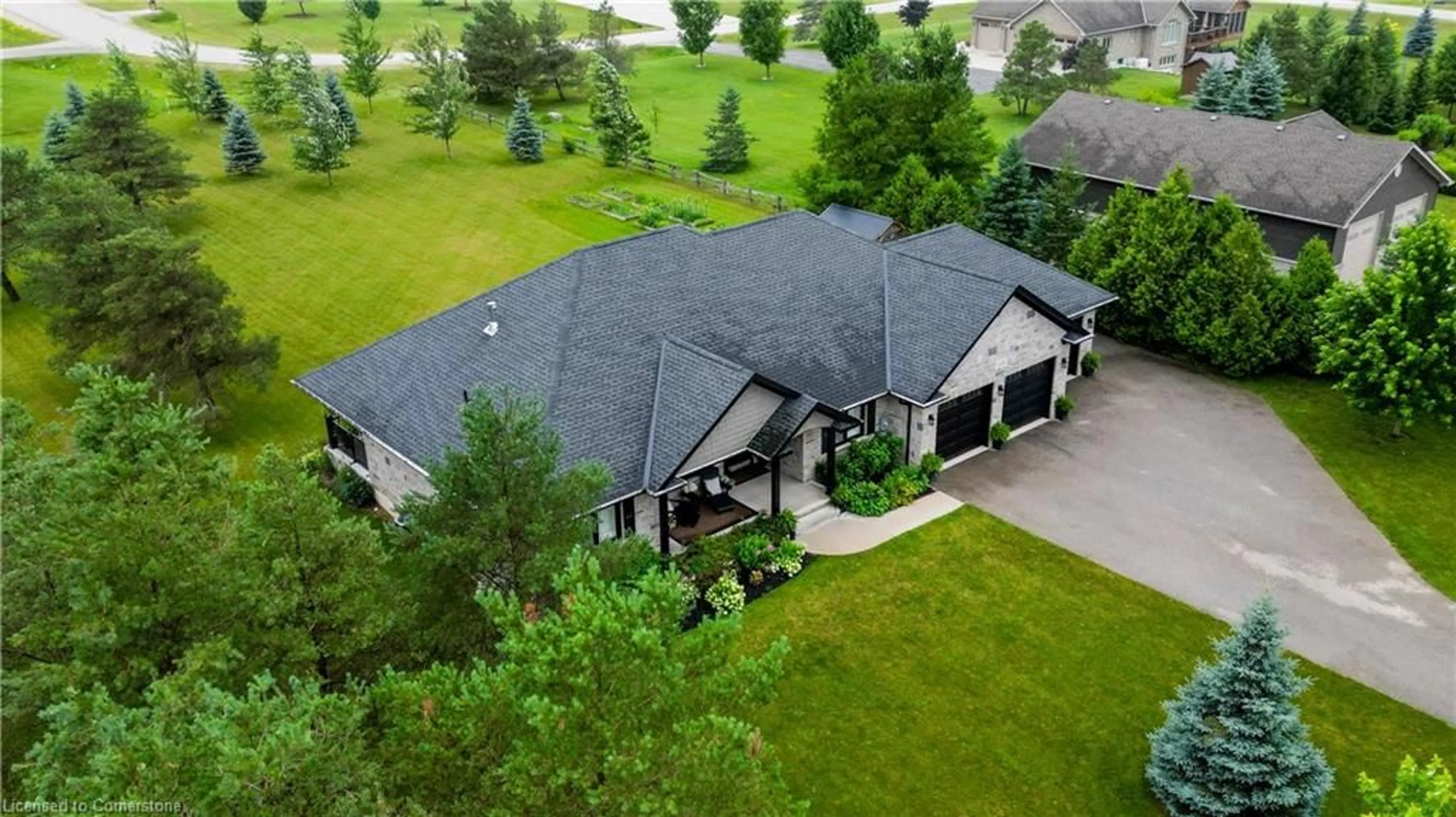 A pic from outside/outdoor area/front of a property/back of a property/a pic from drone, unknown for 129 Marshall Heights Rd, Durham Ontario N0G 1R0