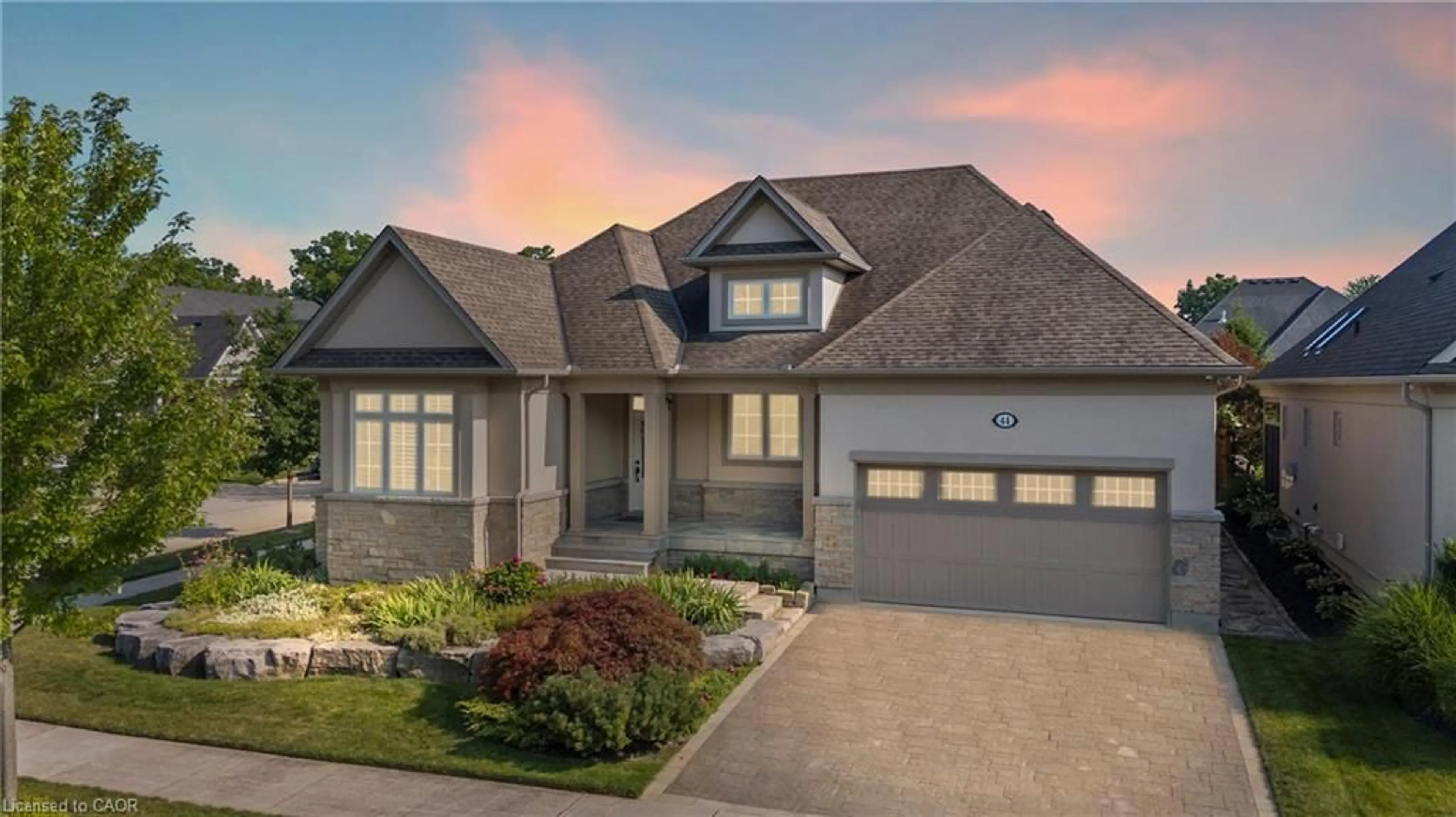 Home with brick exterior material, street for 44 Stoneridge Cres, Niagara-on-the-Lake Ontario L0S 1J1