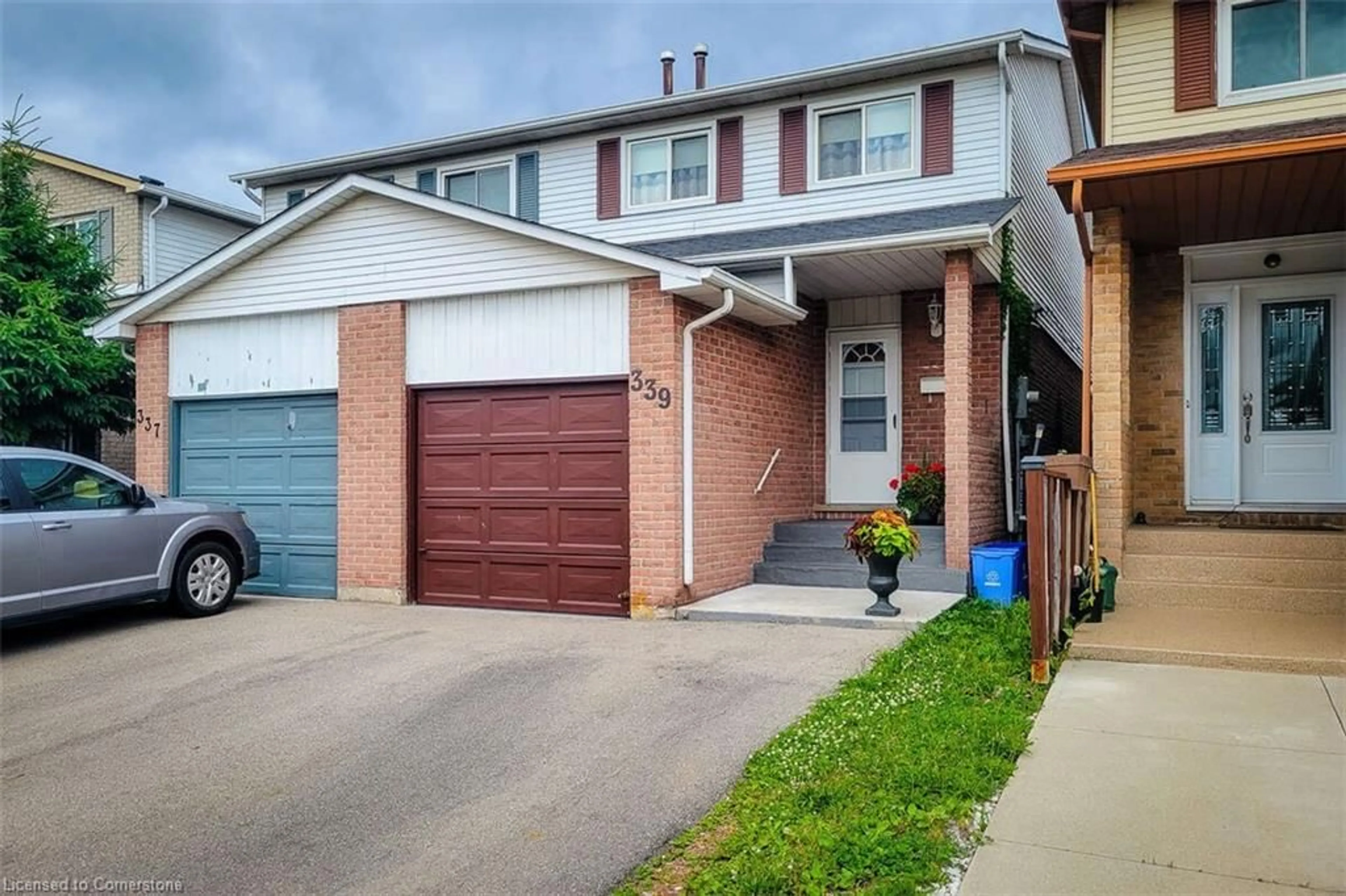 Home with brick exterior material, street for 339 Macintosh Dr, Stoney Creek Ontario L8E 4E1