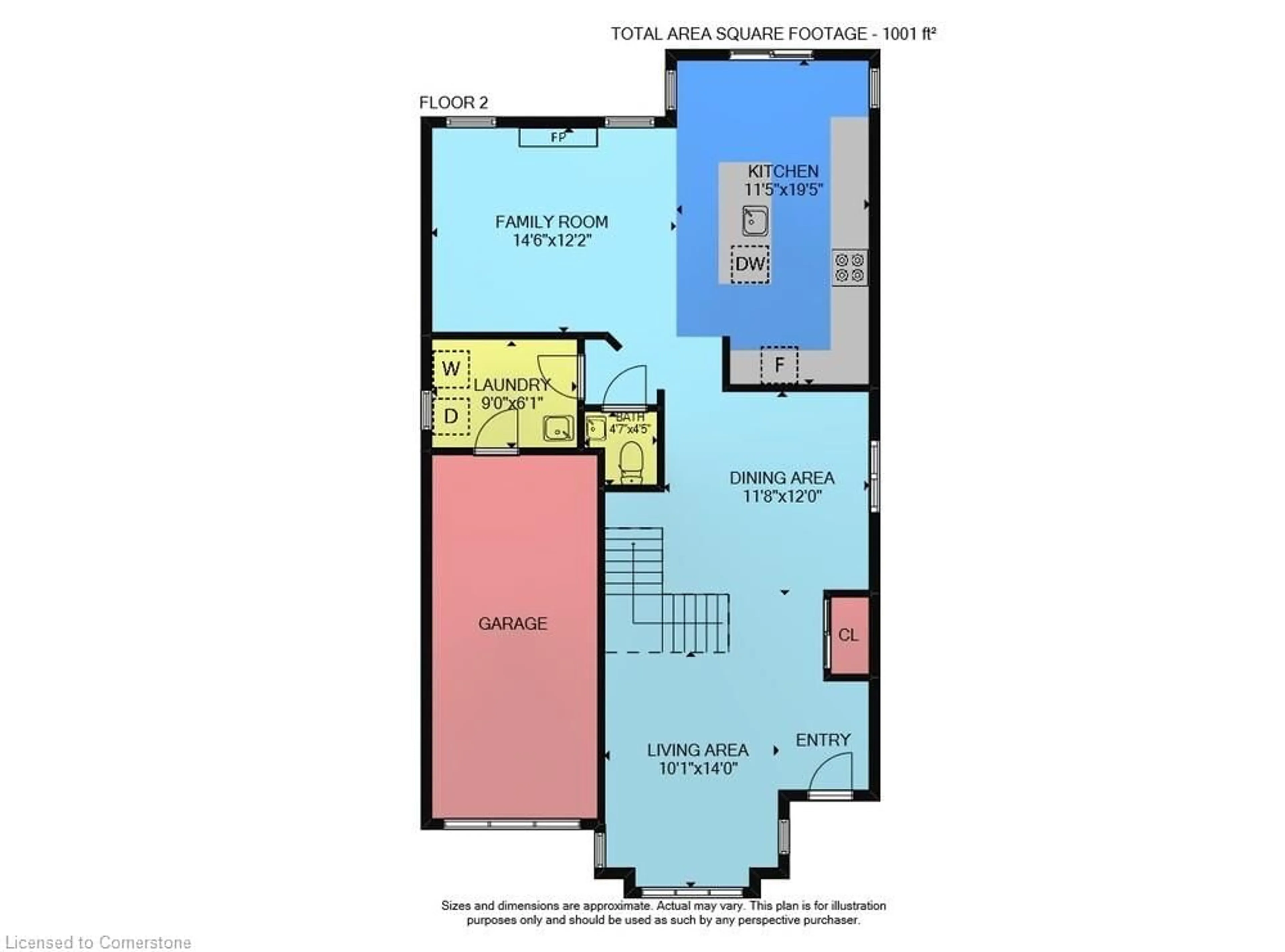 Floor plan for 3323 Whilabout Terr, Oakville Ontario L6L 0A8