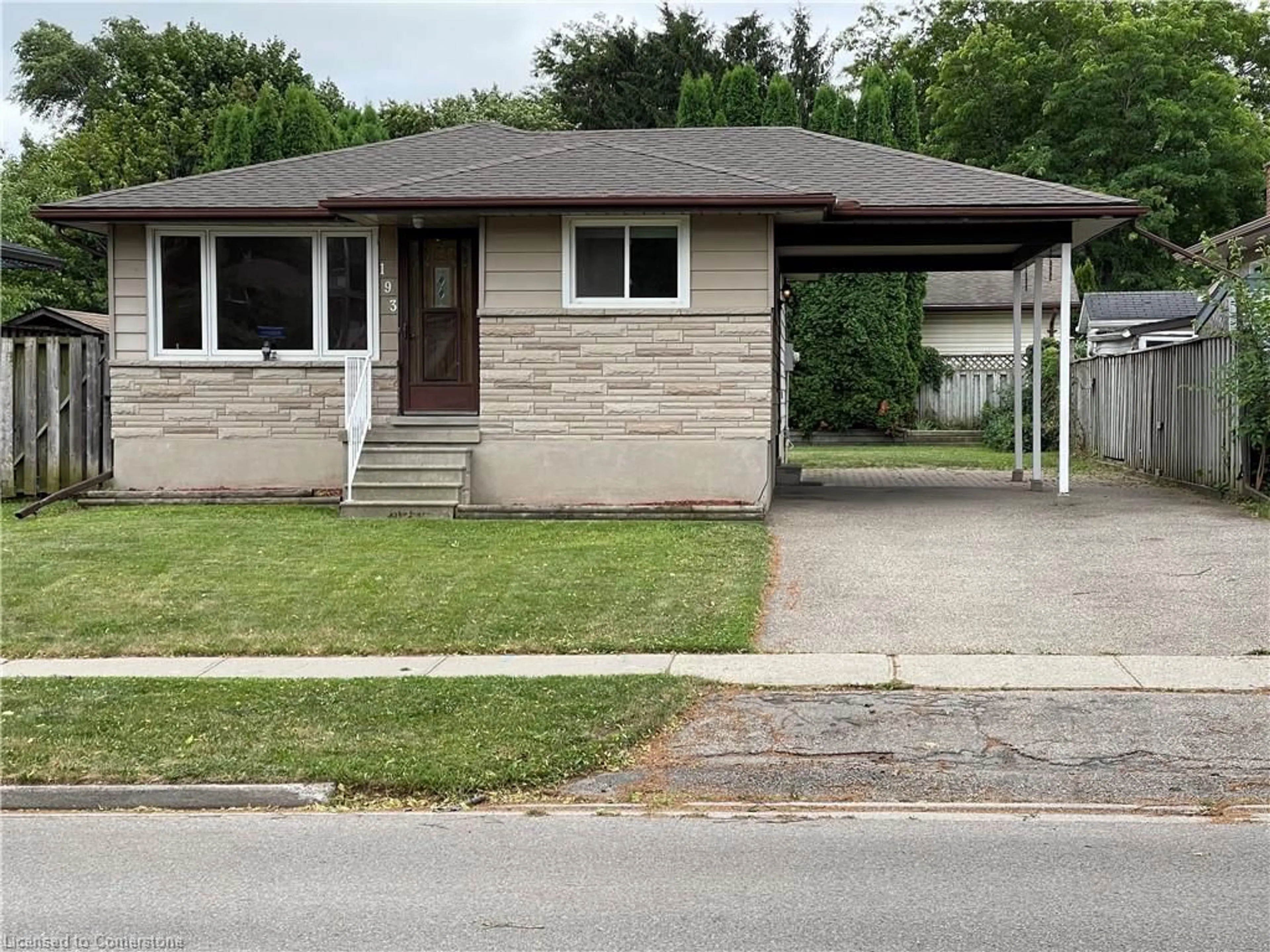 Home with brick exterior material, street for 193 Holborn Dr, Kitchener Ontario N2A 2E7